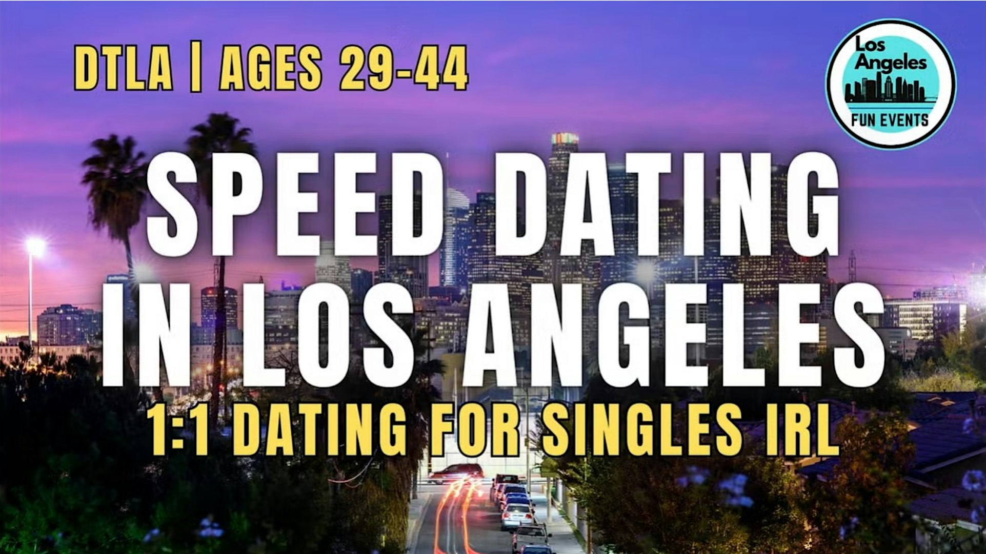 Speed Dating Los Angeles | Ages 29-44 | DTLA at Audio Graph Beer Co. – Los Angeles, CA