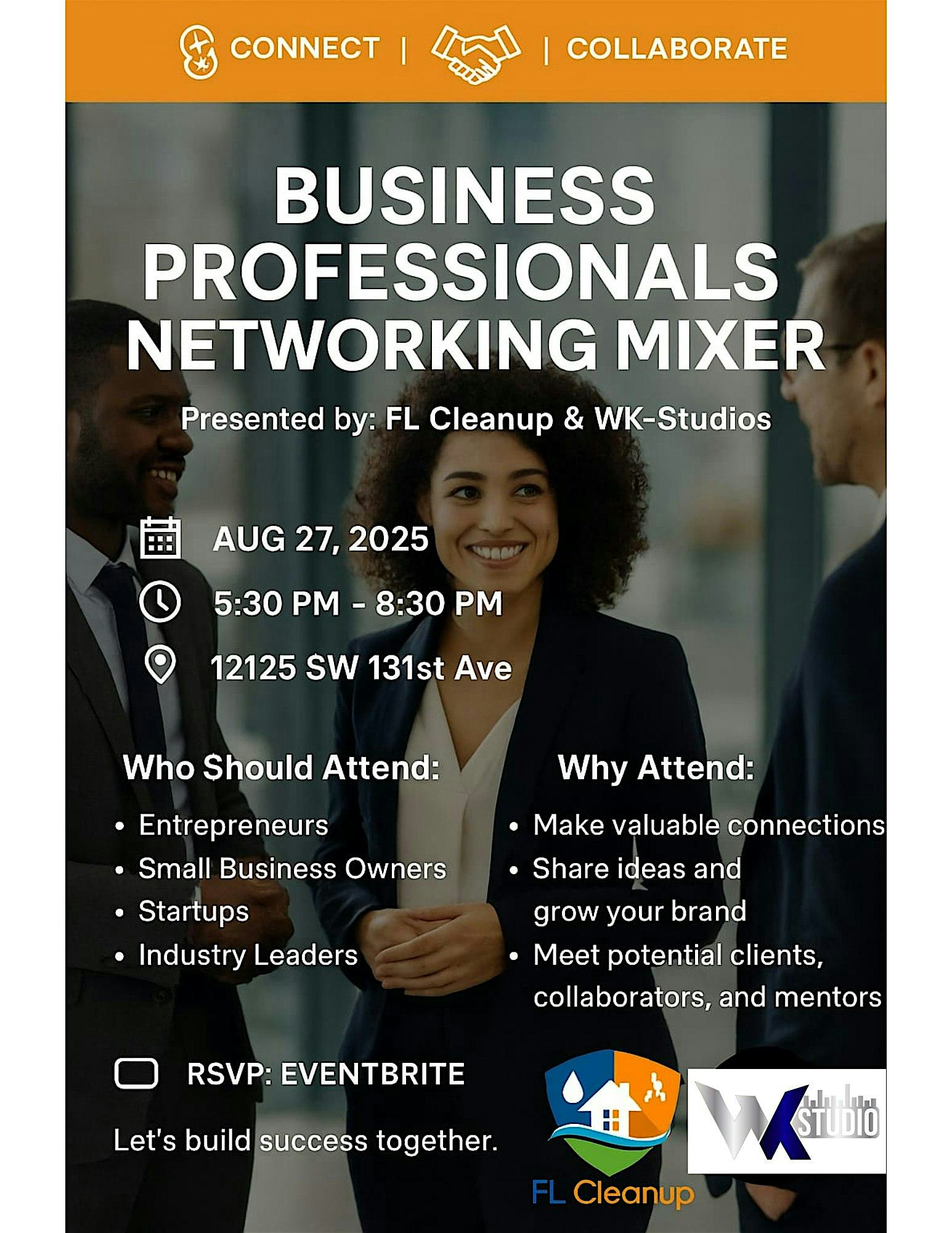 ✨ Connect | Collaborate | Elevate ✨ at 12125 SW 131st Ave – Miami, FL