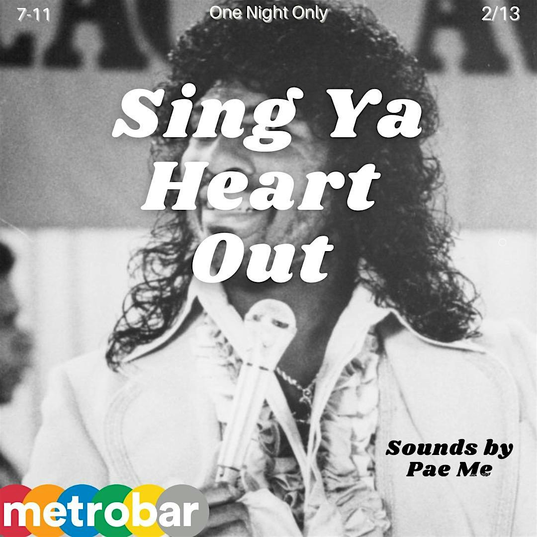 Sing Ya Heart Out R&B Karaoke with DJ Pae Me at metrobar DC – Washington, DC