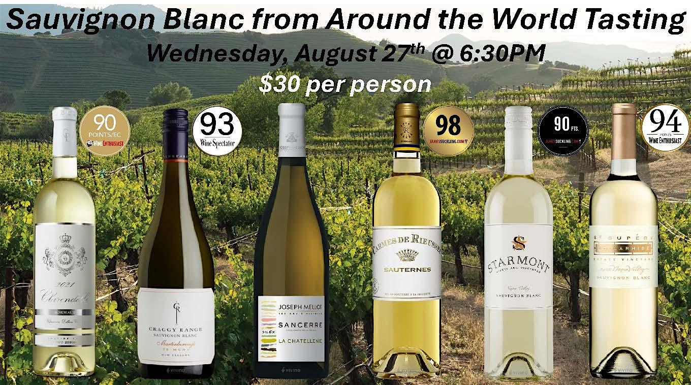 The World of Sauvignon Blanc at The Cork Room at The Cork Room – Tampa, FL