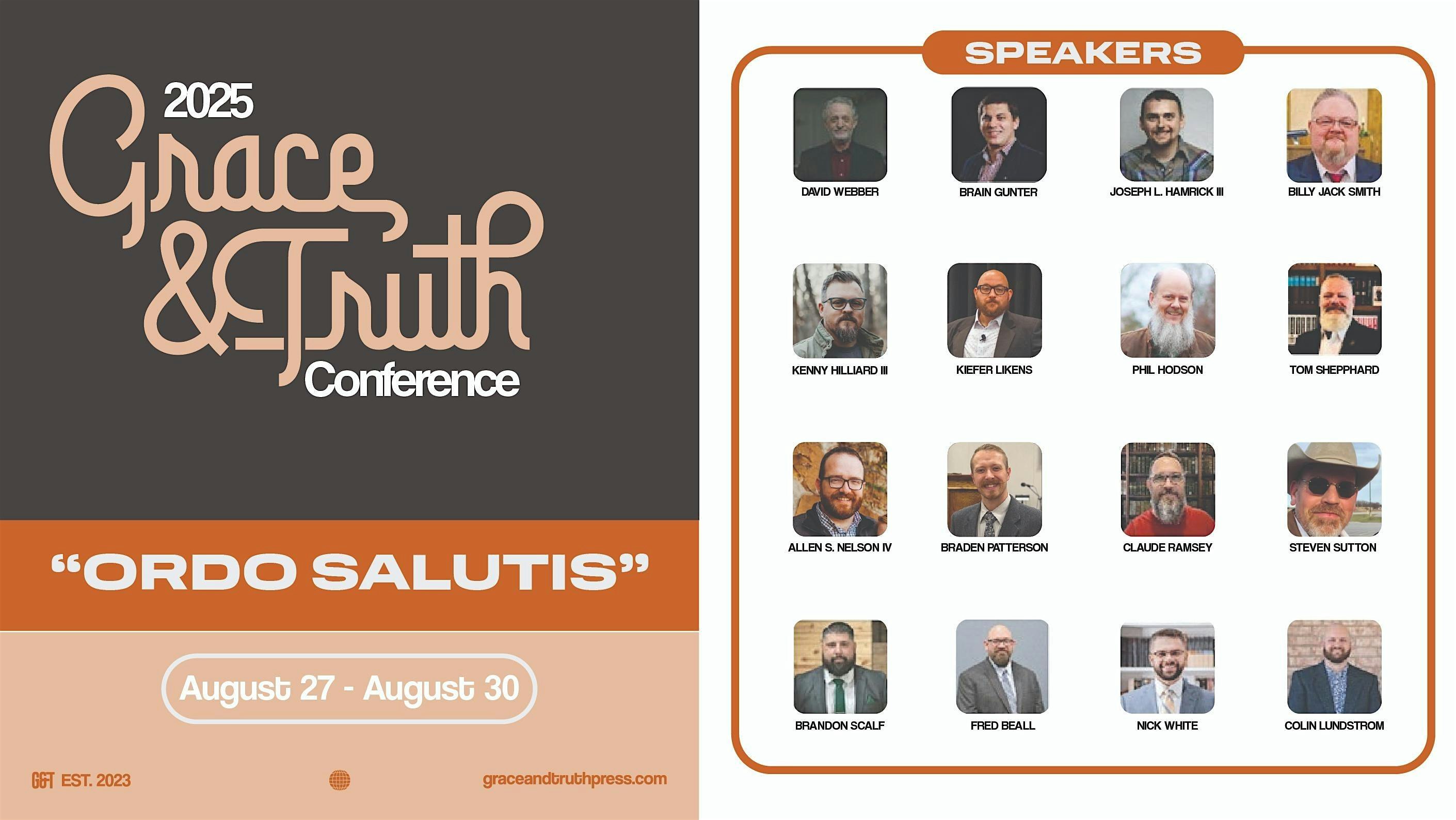 The 2025 Grace & Truth Conference at Faith Baptist Church – Longview, TX