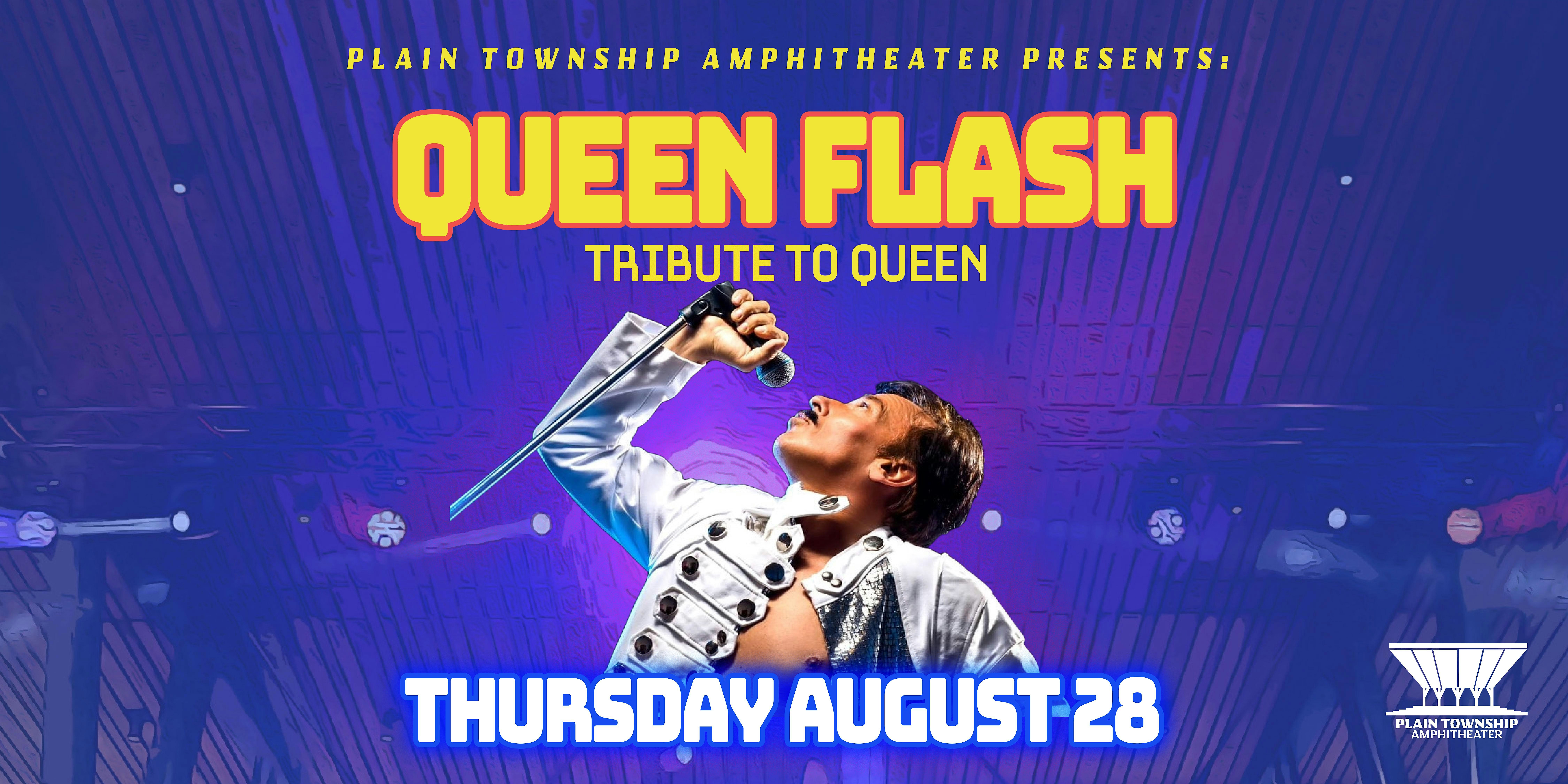 Queen Flash – Tribute to Queen at Plain Township Amphitheater – Canton, OH