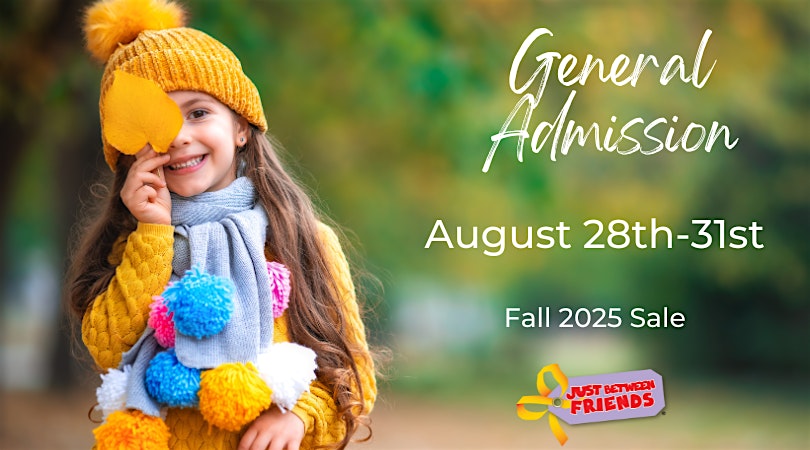 Open to the Public General Admission | JBF OP Fall 2025 Sale at Overland Park Convention Center – Overland Park, KS