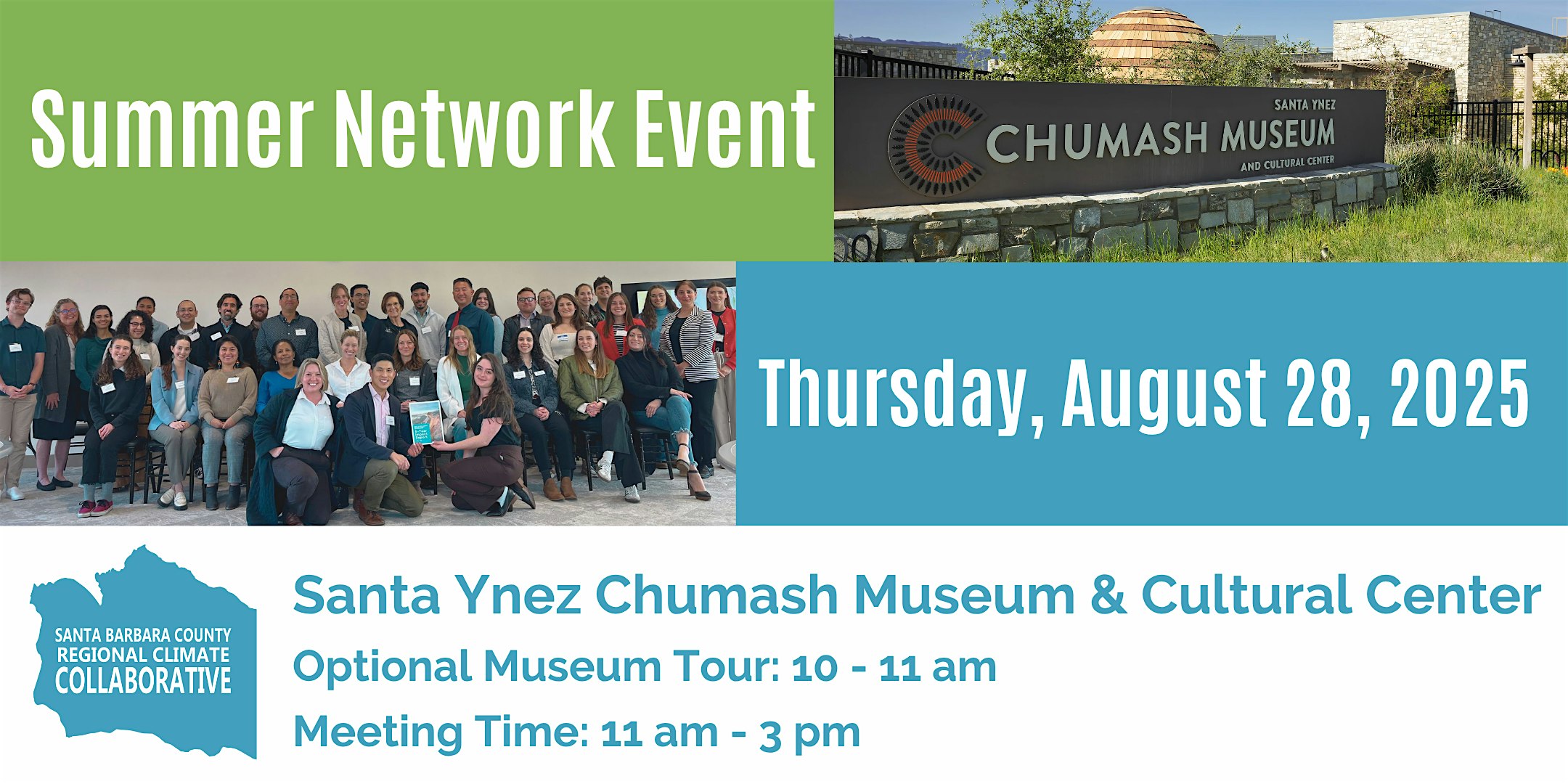 Summer Network Event at Santa Ynez Chumash Museum and Cultural Center – Santa Ynez, CA