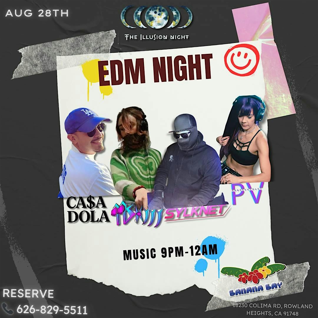 EDM Night / Thirsty Thursday at Banana Bay Restaurant – Rowland Heights, CA