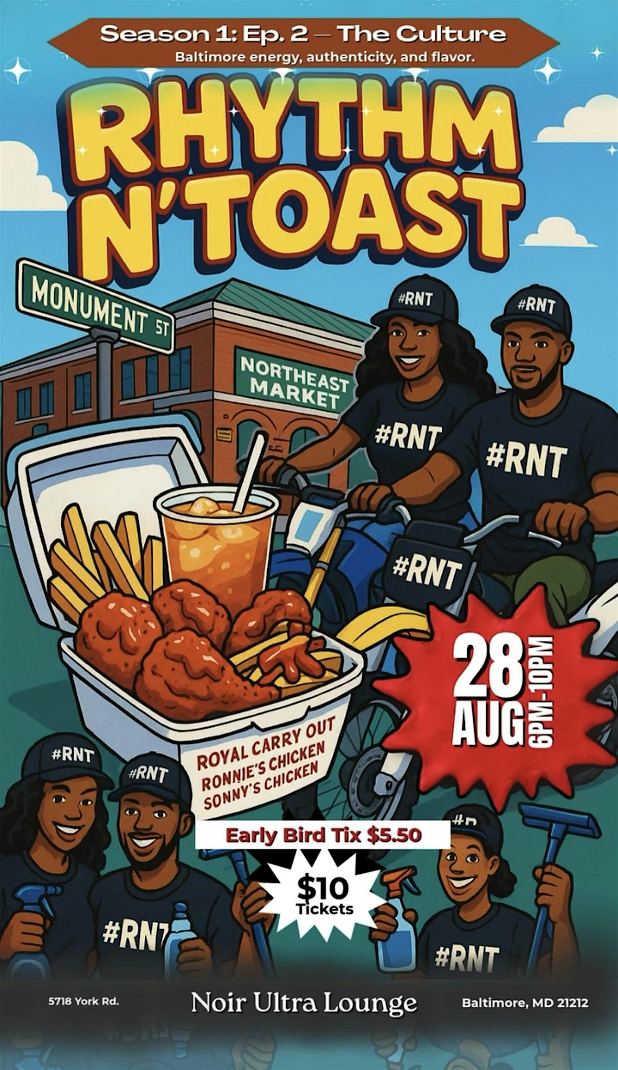 Rhythm N’Toast: Episode 2 [The Culture] at Noir Restaurant & Lounge – Baltimore, MD