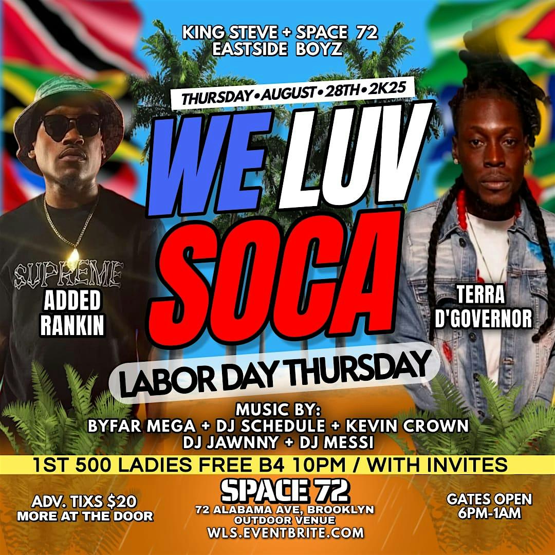 WE LUV SOCA at 72 Alabama Ave – Brooklyn, NY