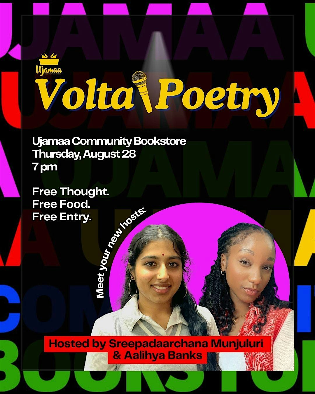 Volta Poetry Slam at Ujamaa Community Bookstore – Indianapolis, IN