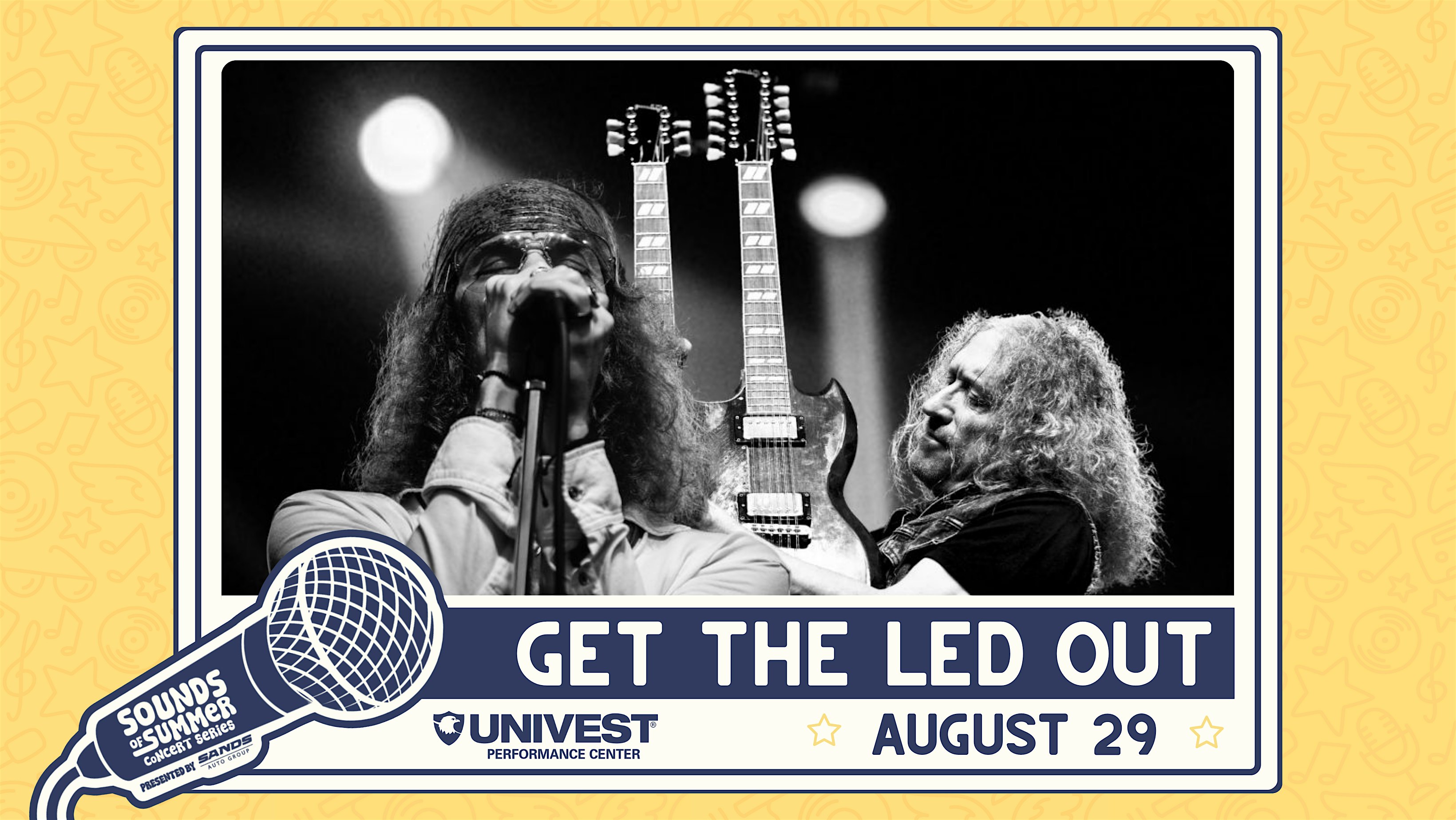 Get the Led Out at Univest Performance Center – Quakertown, PA