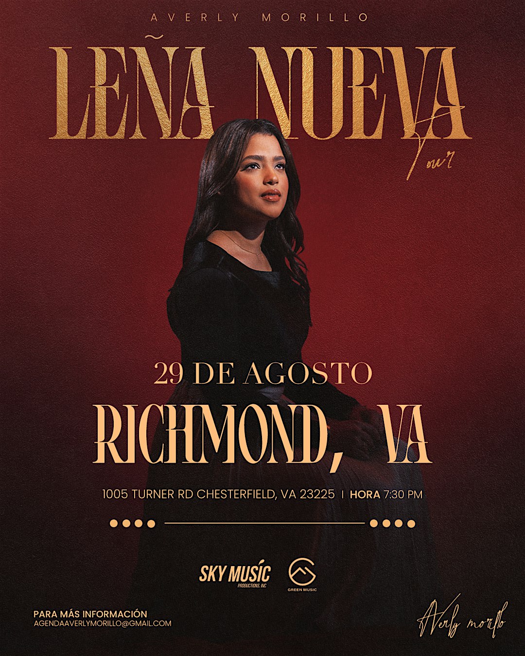 AVERLY MORILLO – LEÑA NUEVA TOUR at New Life Outreach International – Manchester, VA