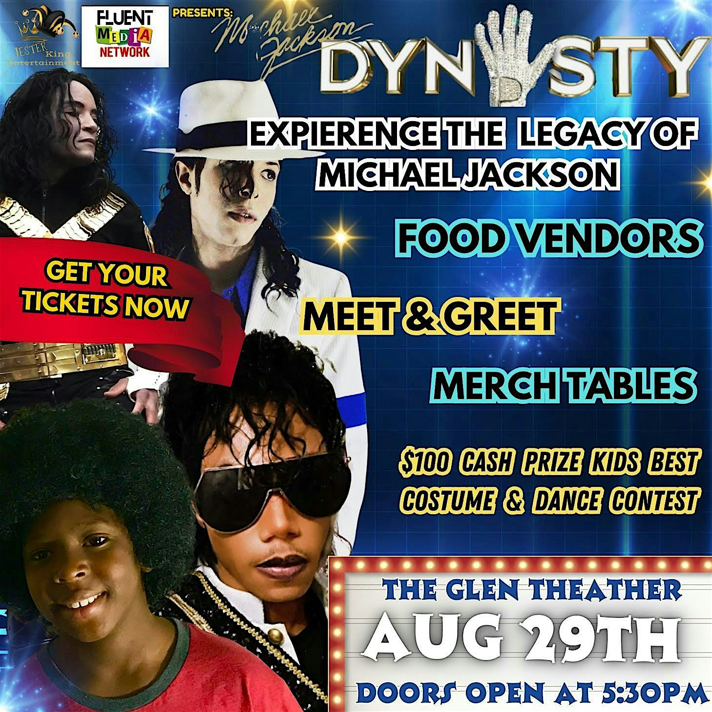 Dynasty A Michael Jackson Experience at Glen Theatre – Gary, IN