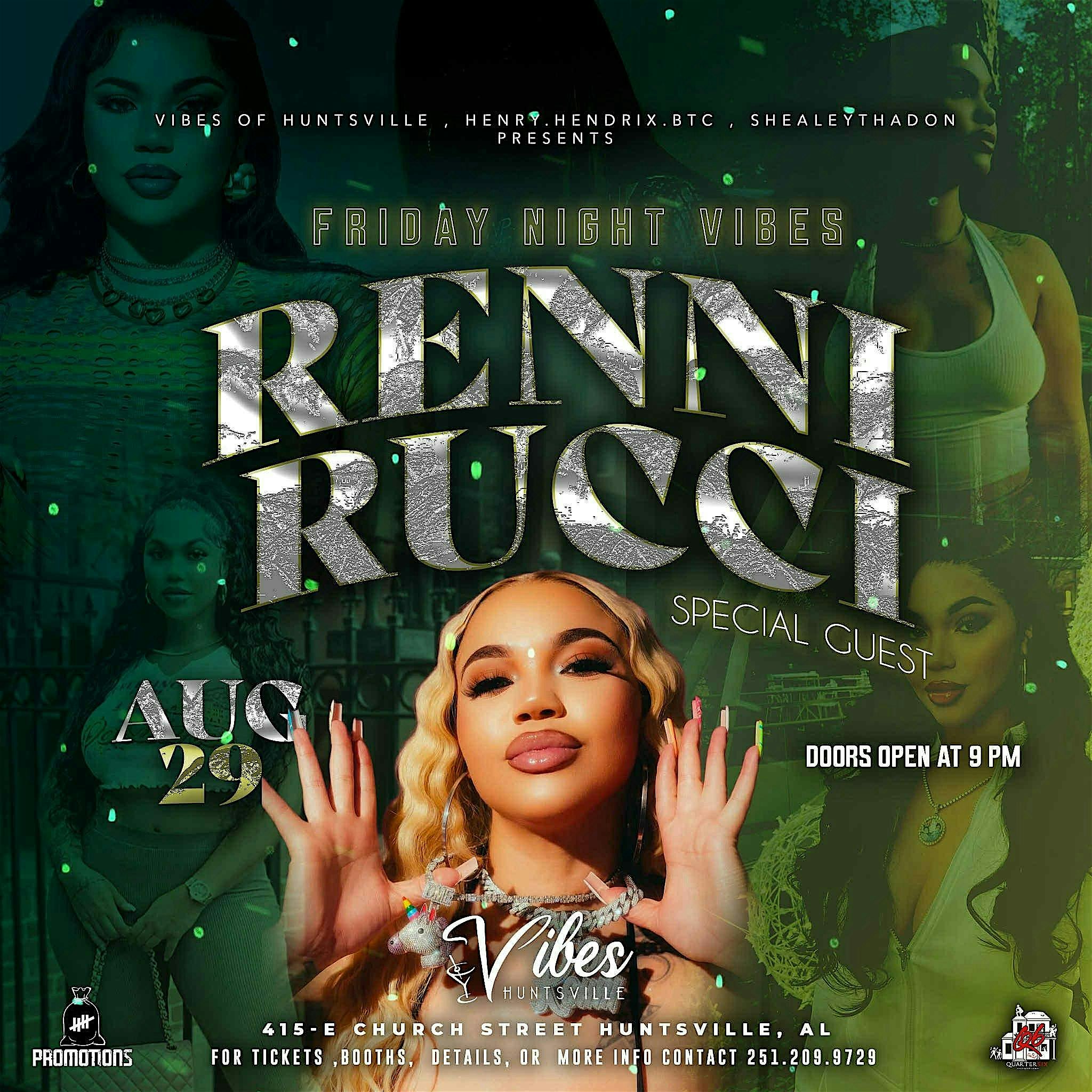 RENNI RUCCI SPECIAL GUEST at Vibes of Huntsville – Huntsville, AL