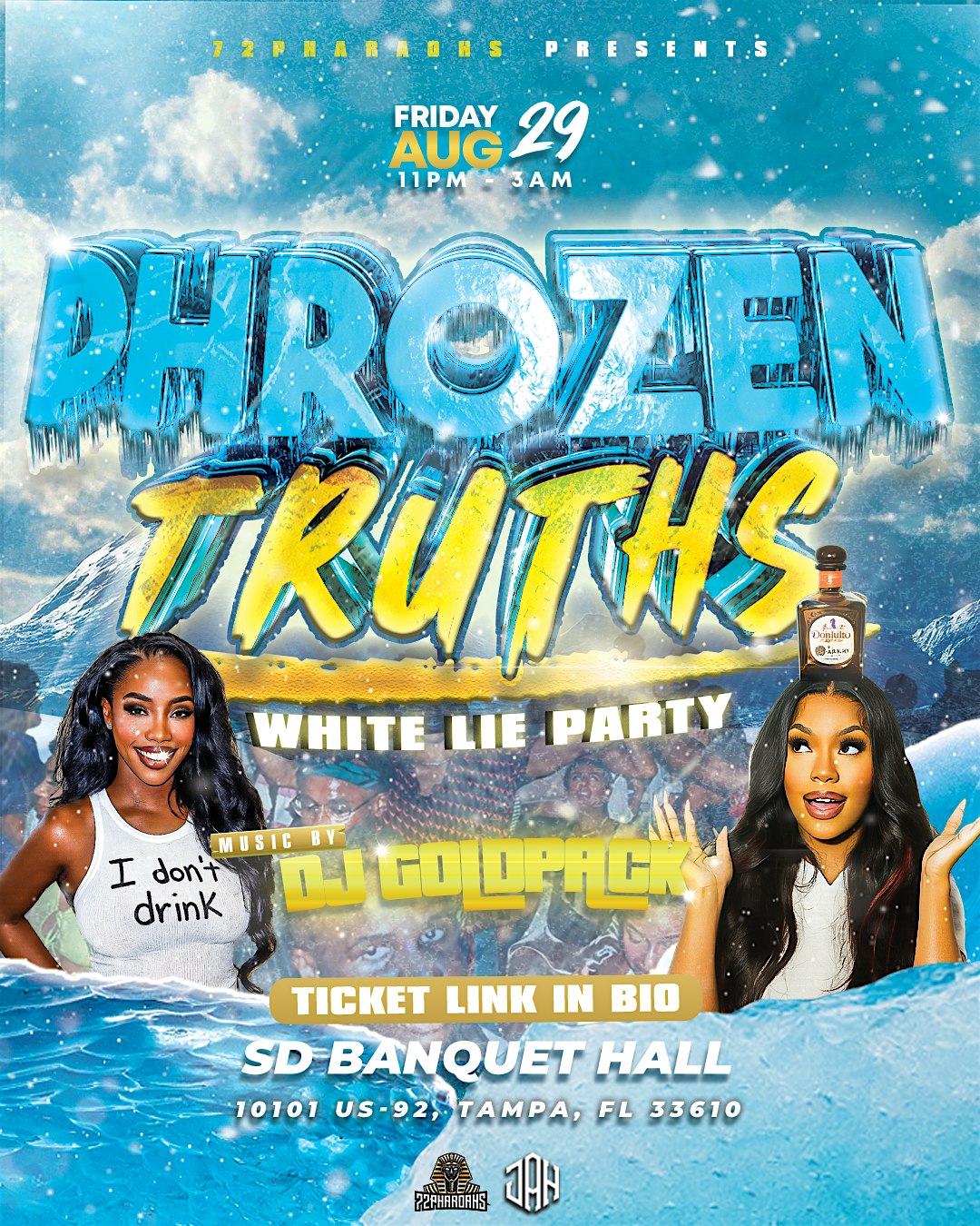 Phrozen Truths: White Lies Party at Super D Banquet Hall Llc – Tampa, FL