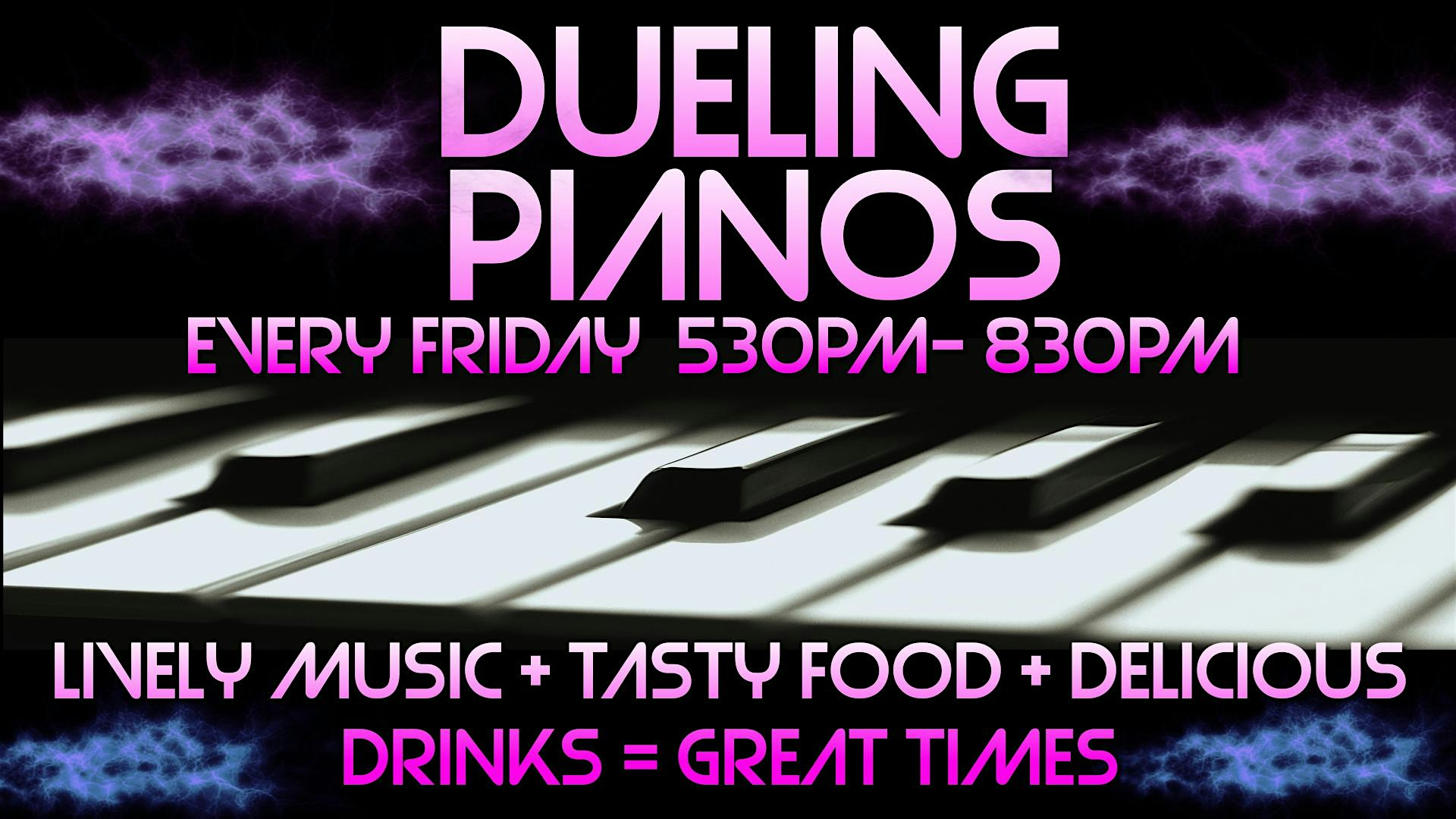 Dueling Pianos Dinner Experience & Happy Hour at The Revel – Frisco, TX