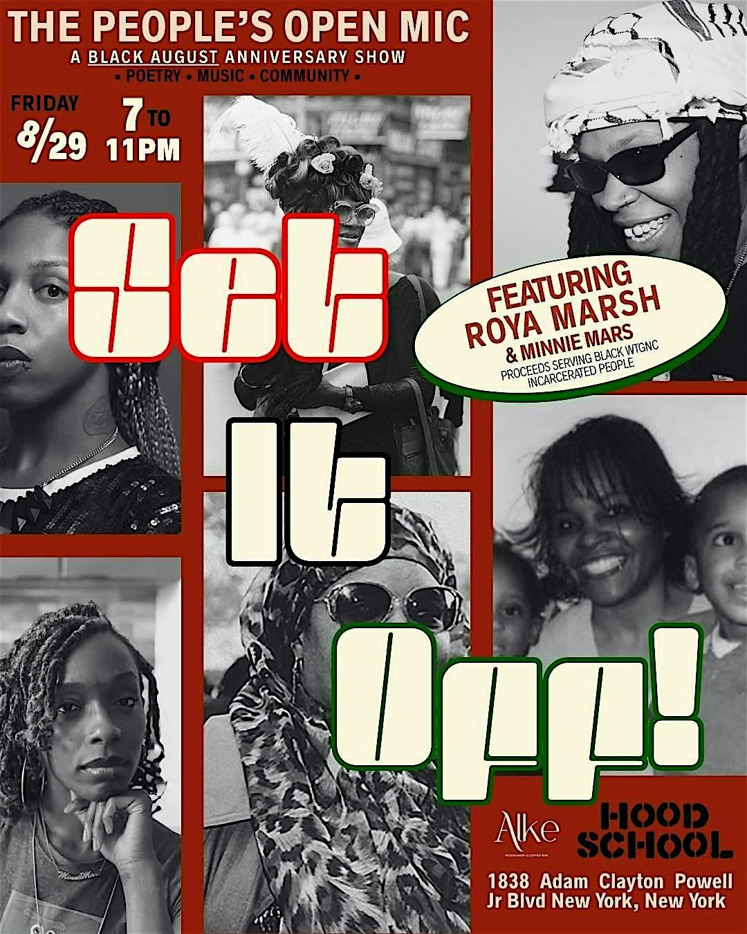 The People’s Open Mic : Set It Off A Black August Tribute at Alke Café – New York, NY
