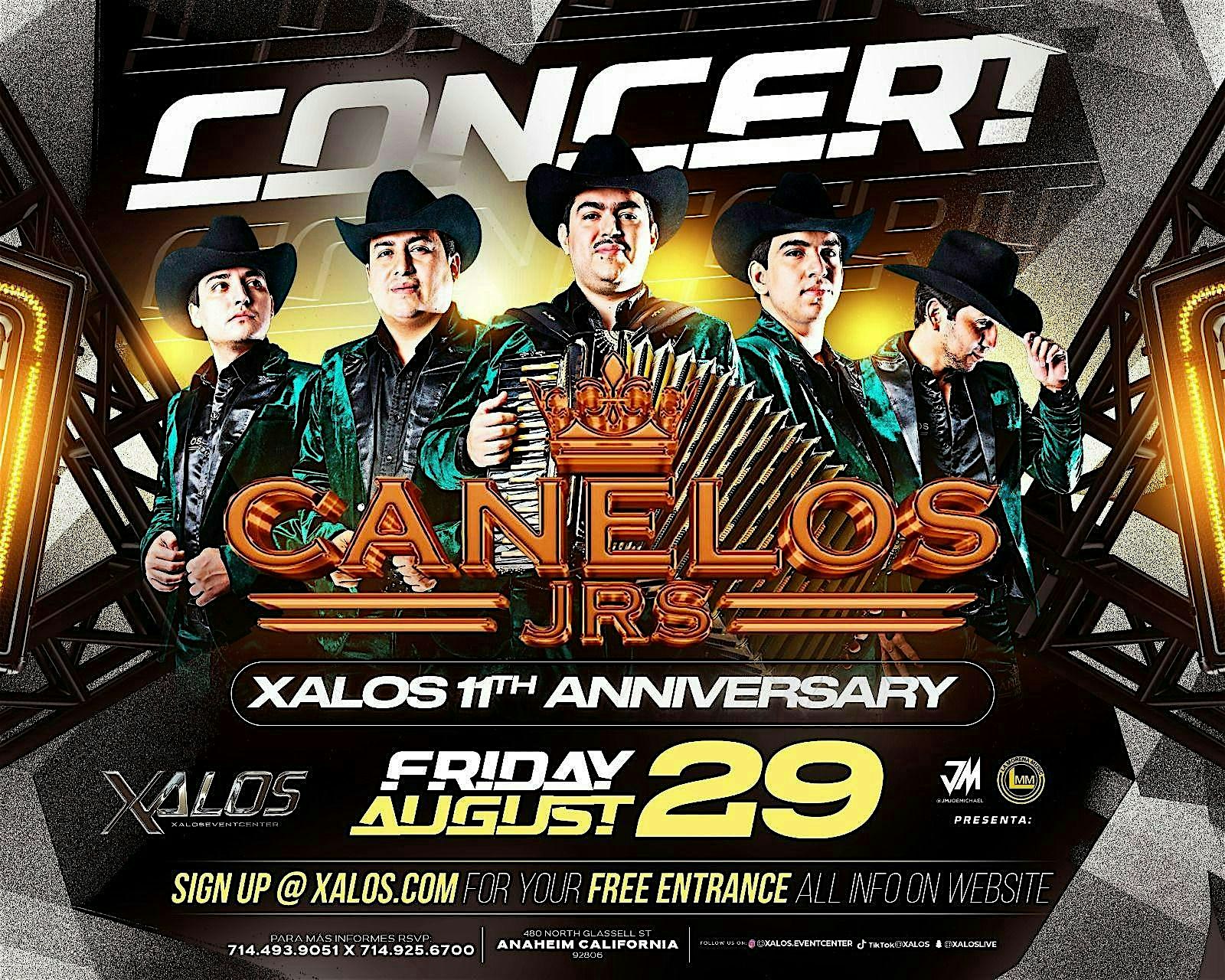 Los Canelos Jrs Concert – Xalos 11th Anniversary at Xalos Event Center – Anaheim, CA
