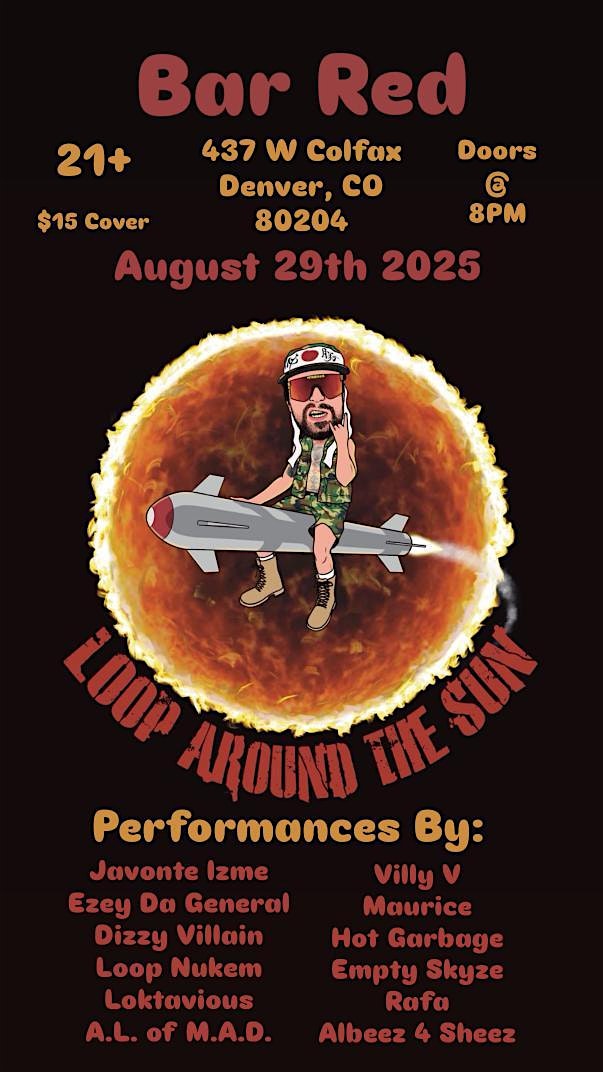 LOOP NUKEM BIRTHDAY SHOW with Special Guests at Bar Red – Denver, CO