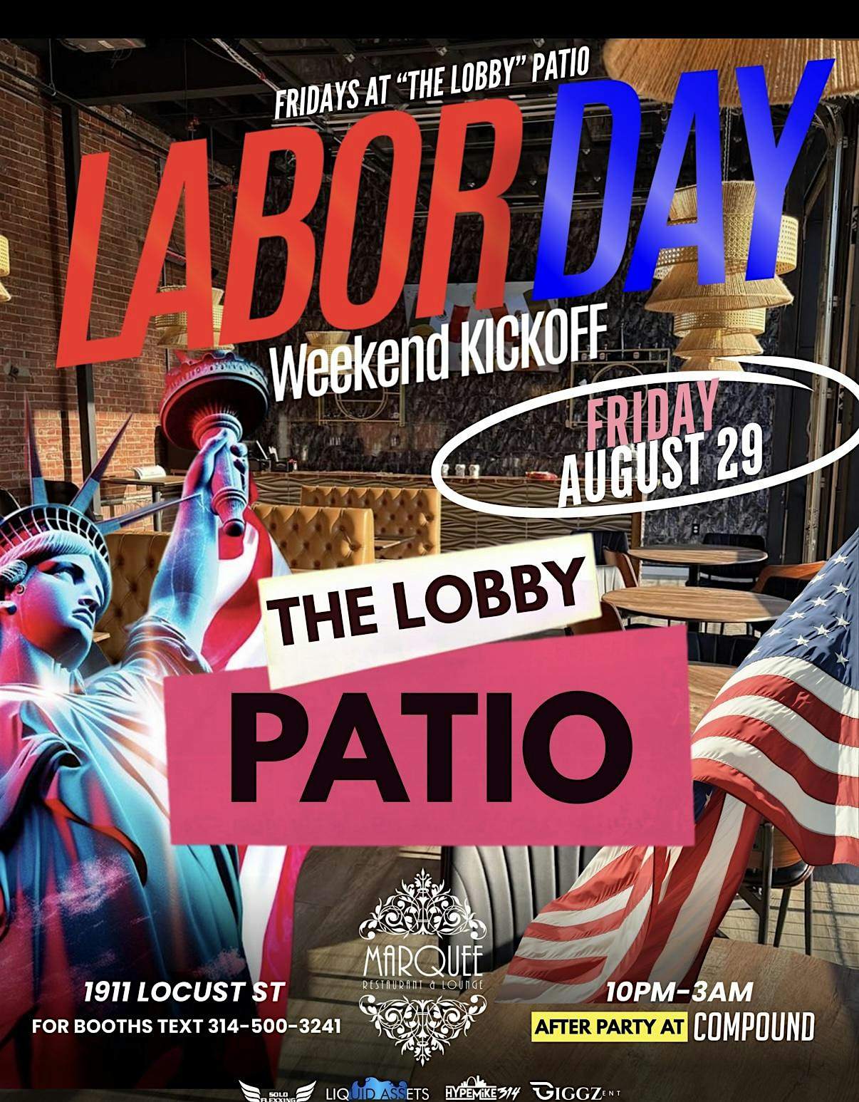 Labor Day kickoff At the Lobby Friday Night launch at Friday at the Lobby – St. Louis, MO