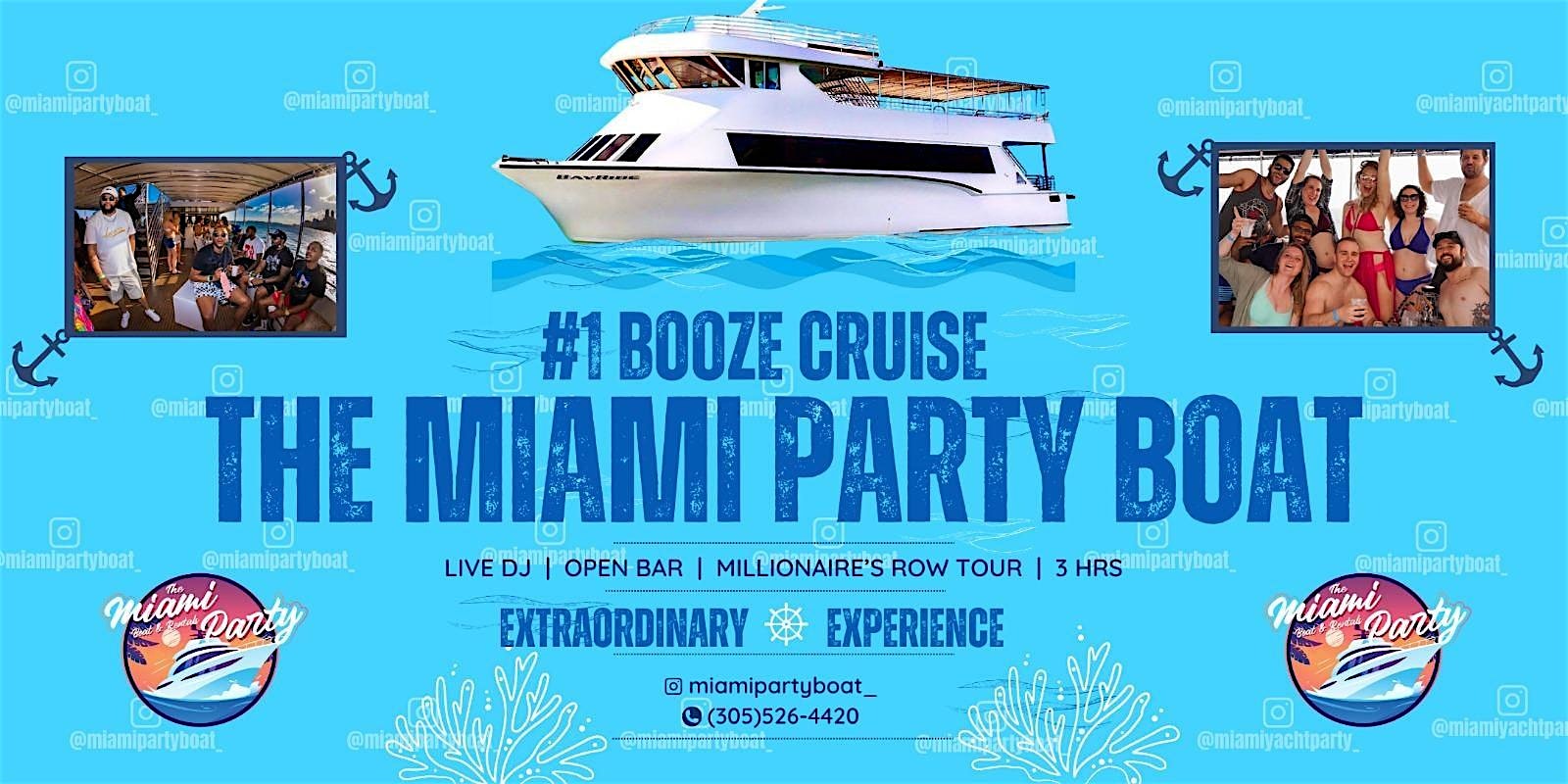 # ALL INCLUSIVE MIAMI PARTY BOAT & YACHT PARTY at 401 Biscayne Blvd – Miami, FL