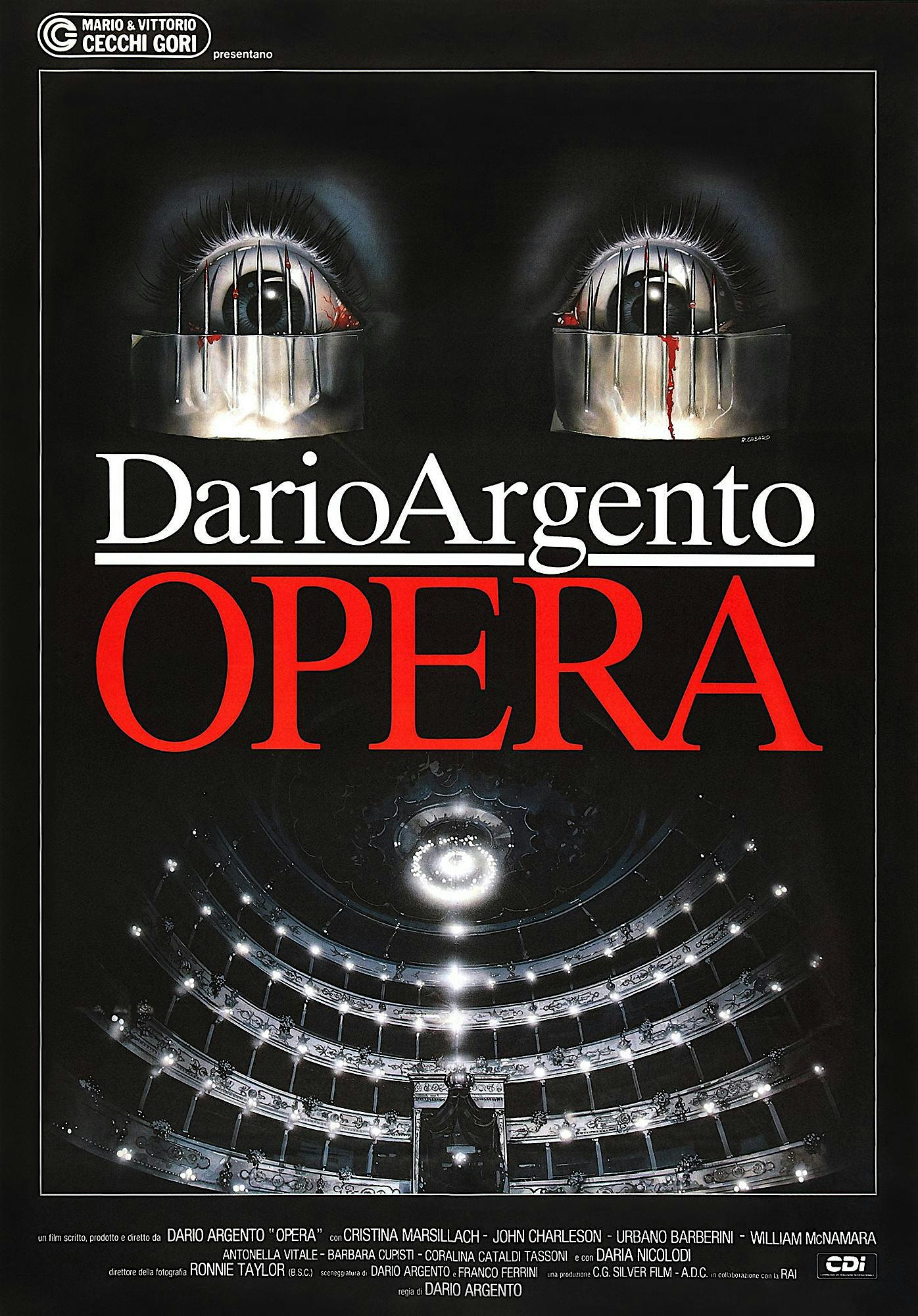 SILK SCREAMS presents OPERA (DARIO ARGENTO) (Sat Aug 30- 7:30pm) at The Screening Room Cinema Cafe – Amherst, NY