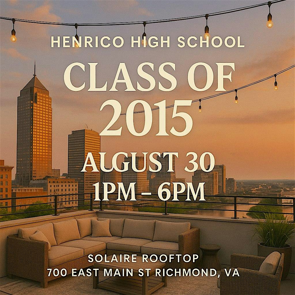 Henrico High Class of 2015 Reunion at Curry’s Caribbean Restaurant & Bar – Richmond, VA