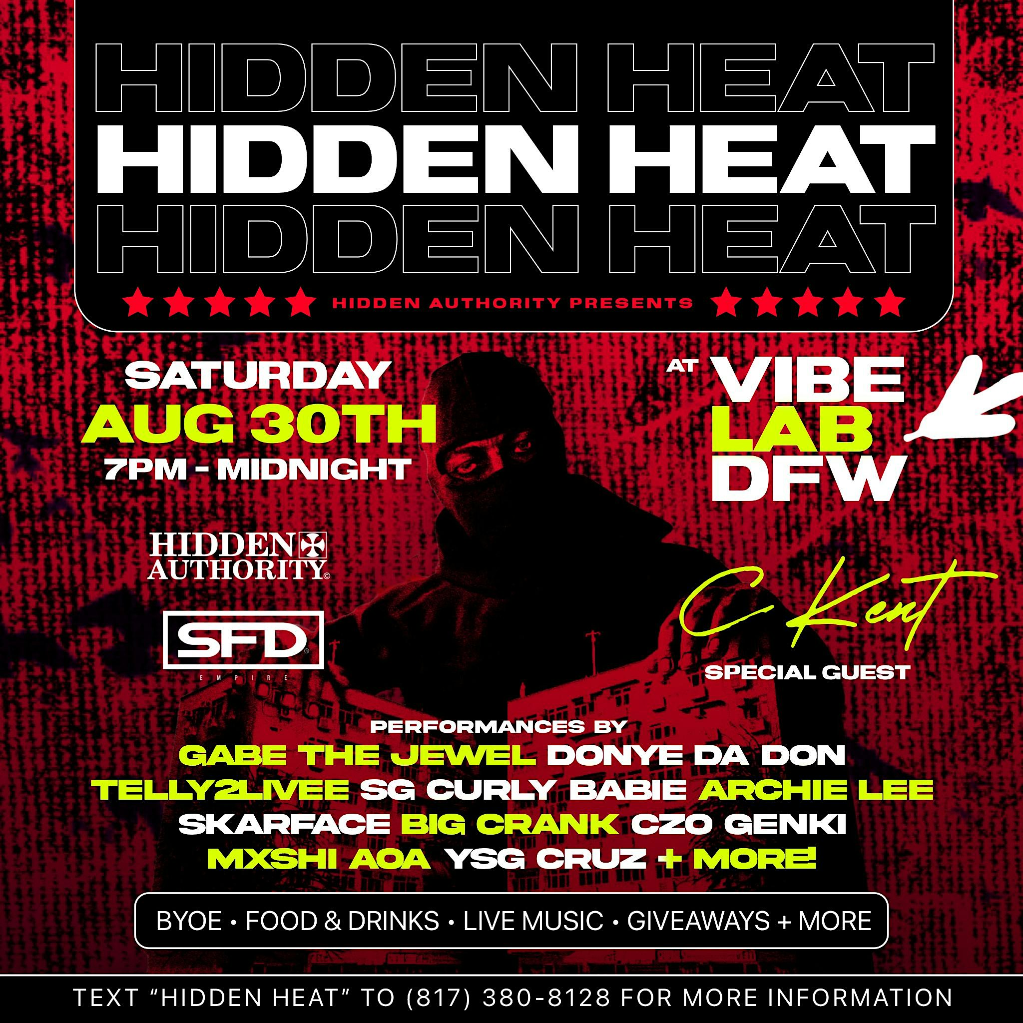 HIDDEN HEAT at Vibe Lab LLC – Dallas, TX
