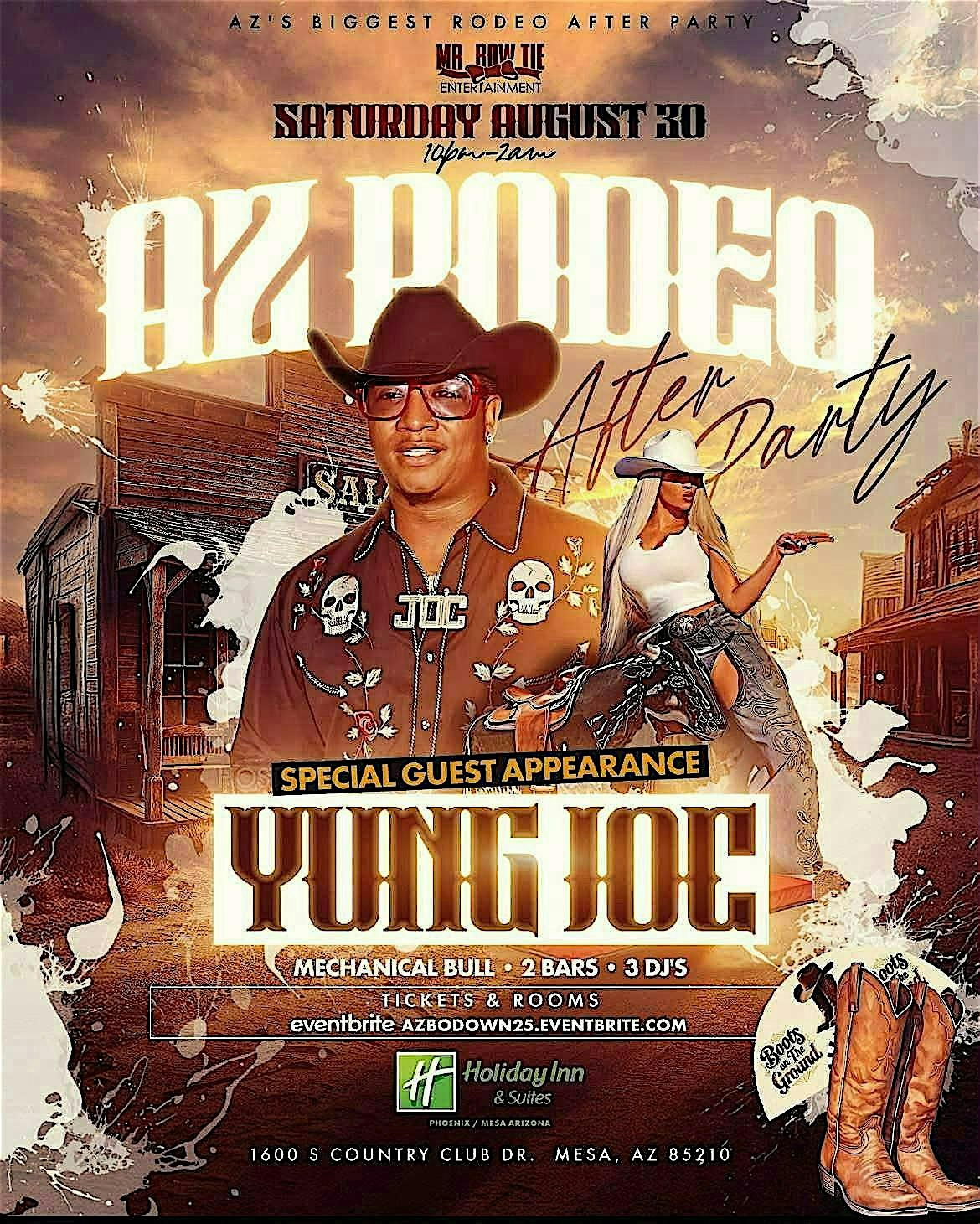 AZ RODEO WEEKEND After Party w/ Special Guest Yung JOC at Holiday Inn & Suites Phoenix-Mesa/Chandler, an IHG Hotel – Mesa, AZ