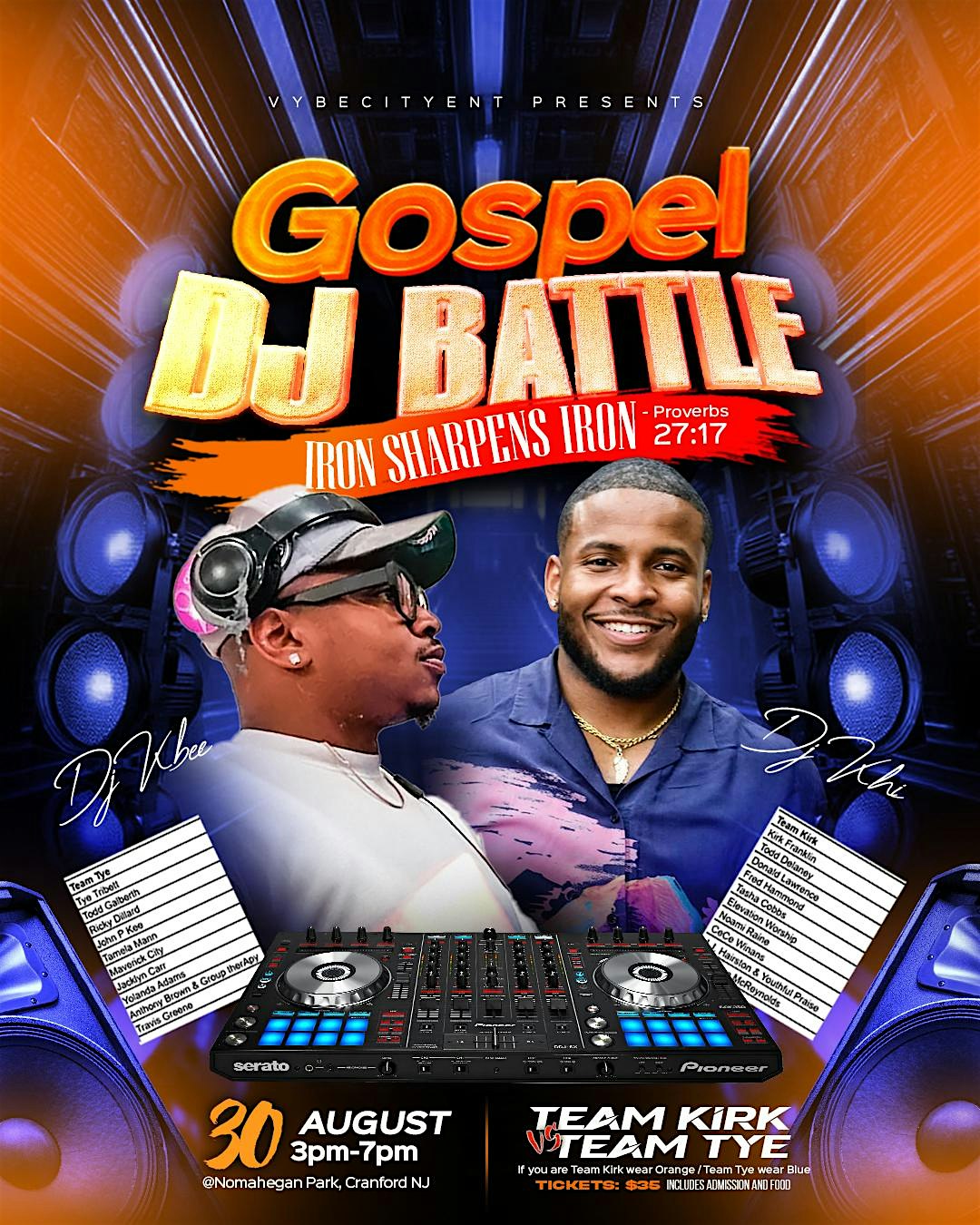 Gospel Versus at Nomahegan Park – Cranford, NJ