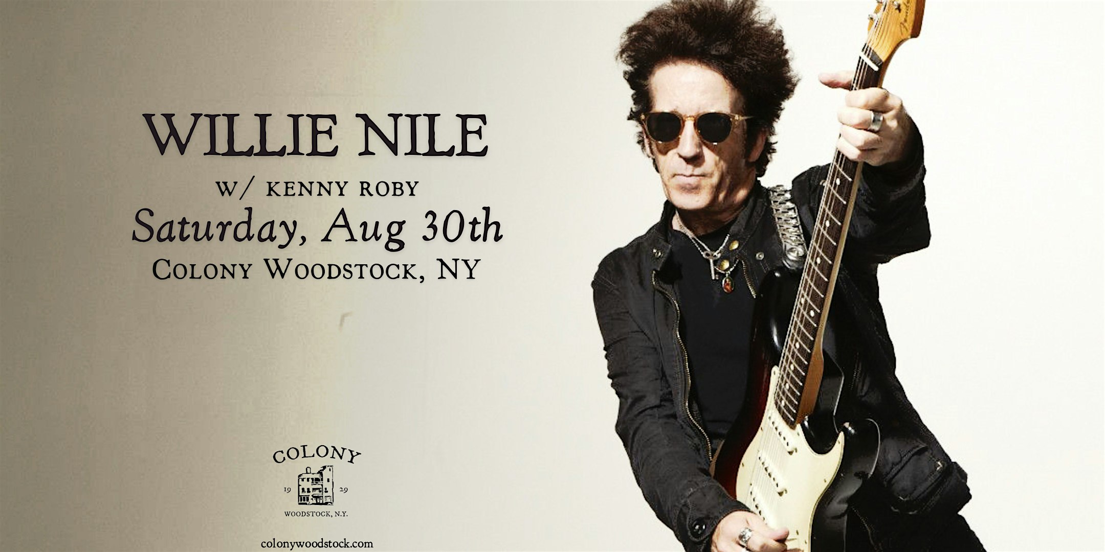 Willie Nile w/ Kenny Roby at Colony – Woodstock, NY