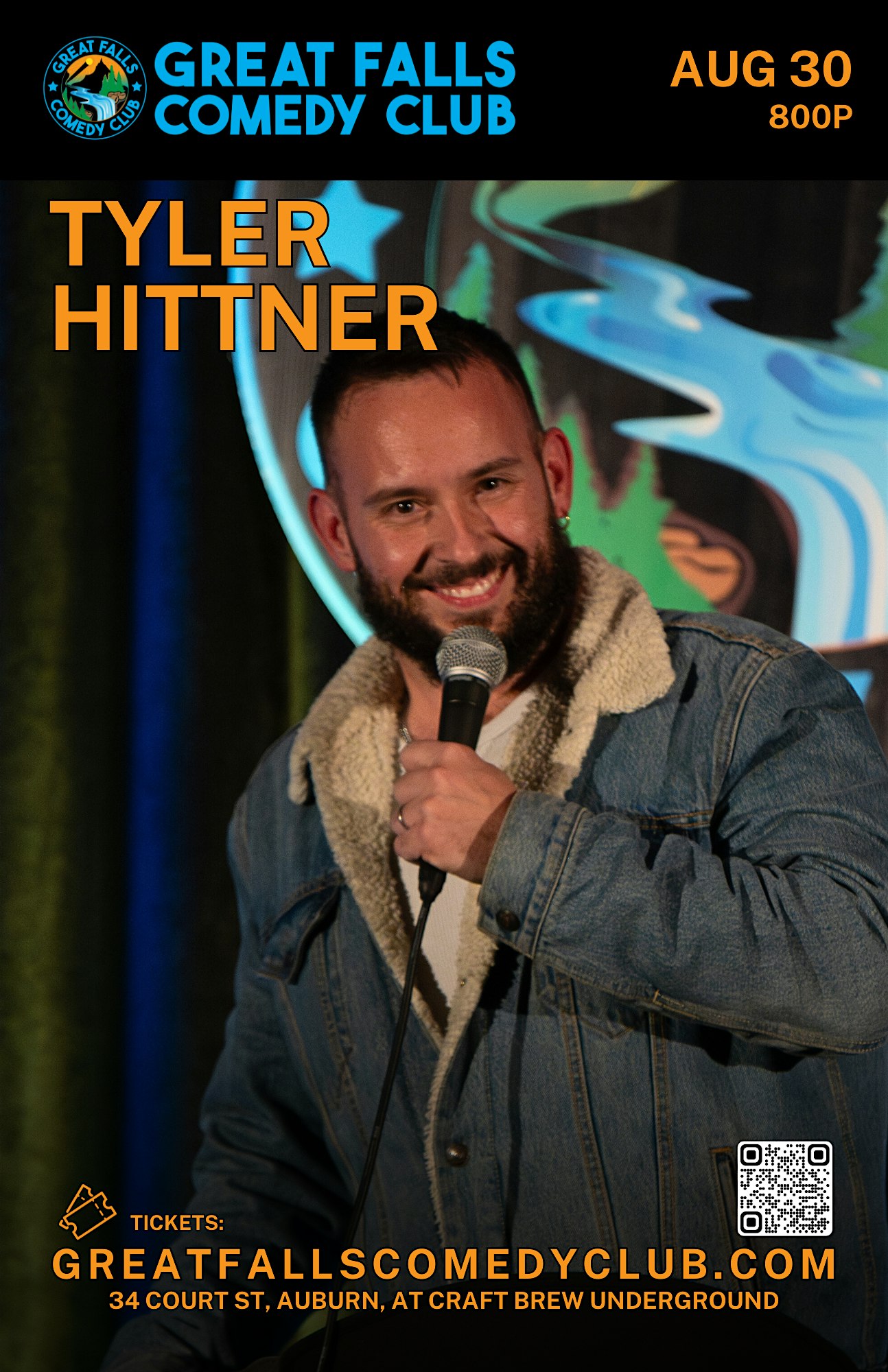 Tyler Hittner @ Great Falls Comedy Club at Great Falls Comedy Club – Auburn, ME