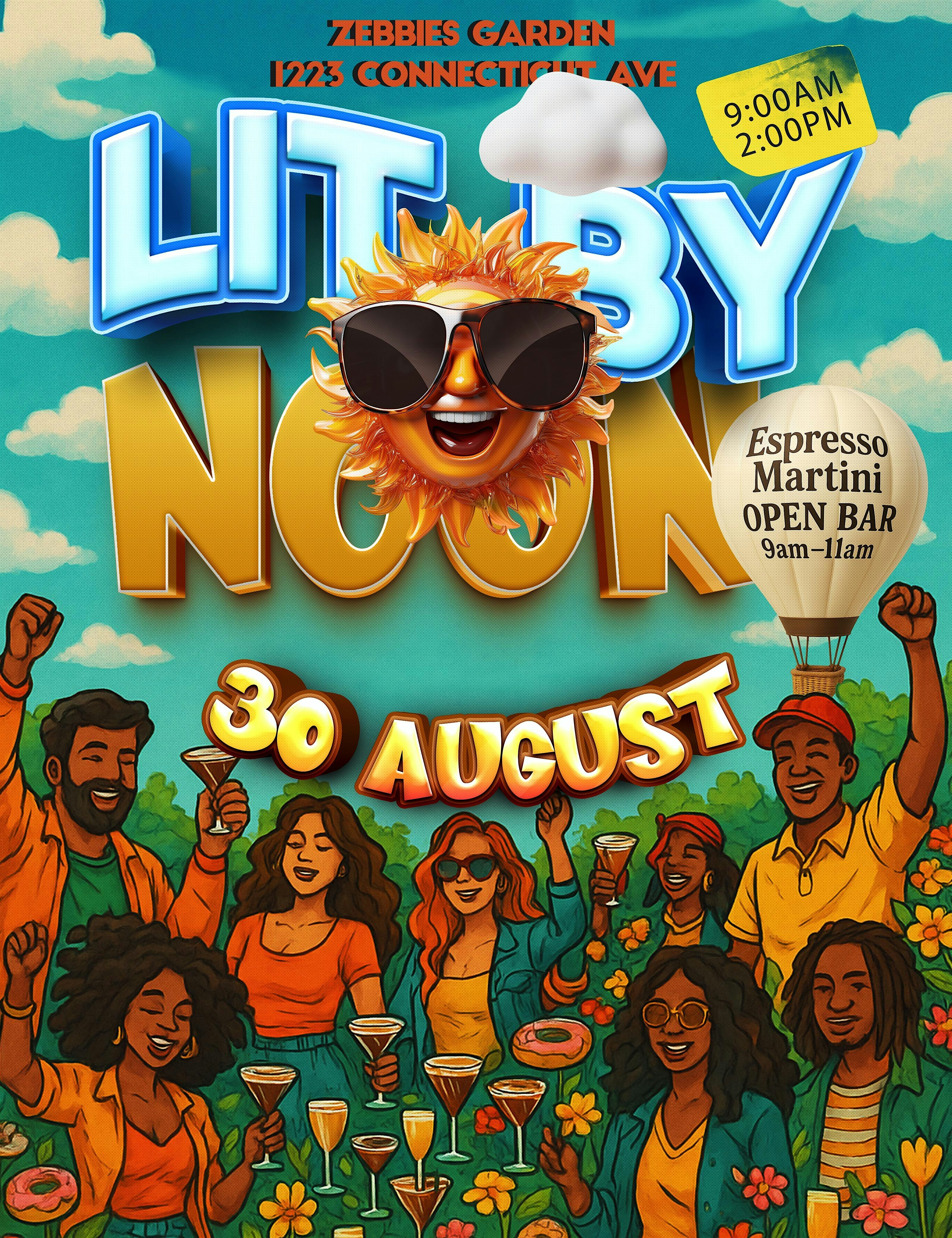 Lit By Noon: Labor Day Weekend Edition at Zebbie’s Garden – Washington, DC