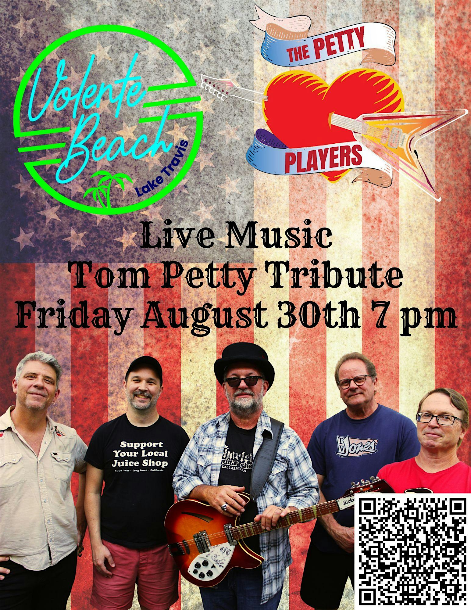 Petty Players – A Tom Petty Tribute Band on Lake Travis! at Volente Beach Resort & Waterpark – Leander, TX