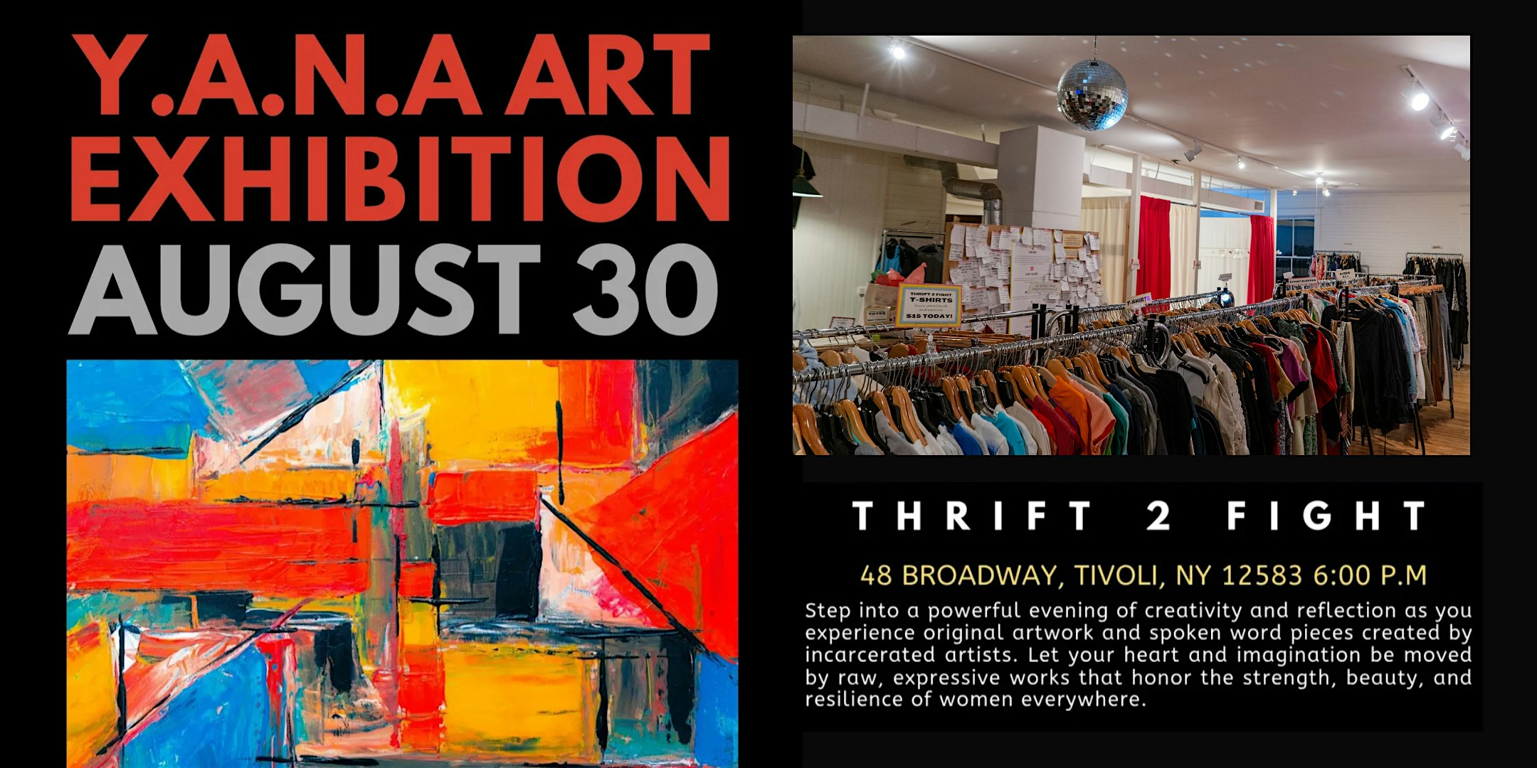 You Are Not Alone – Men Supporting Women at Thrift 2 Fight – Tivoli, NY