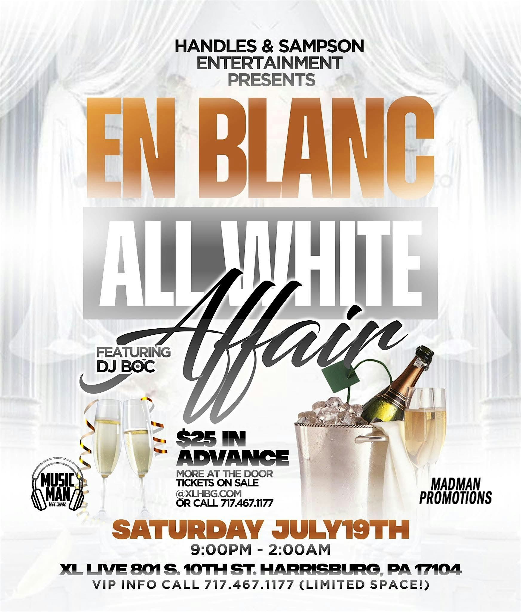 En Blanc All White Affair at Arts_Factory222 – Charlotte, NC