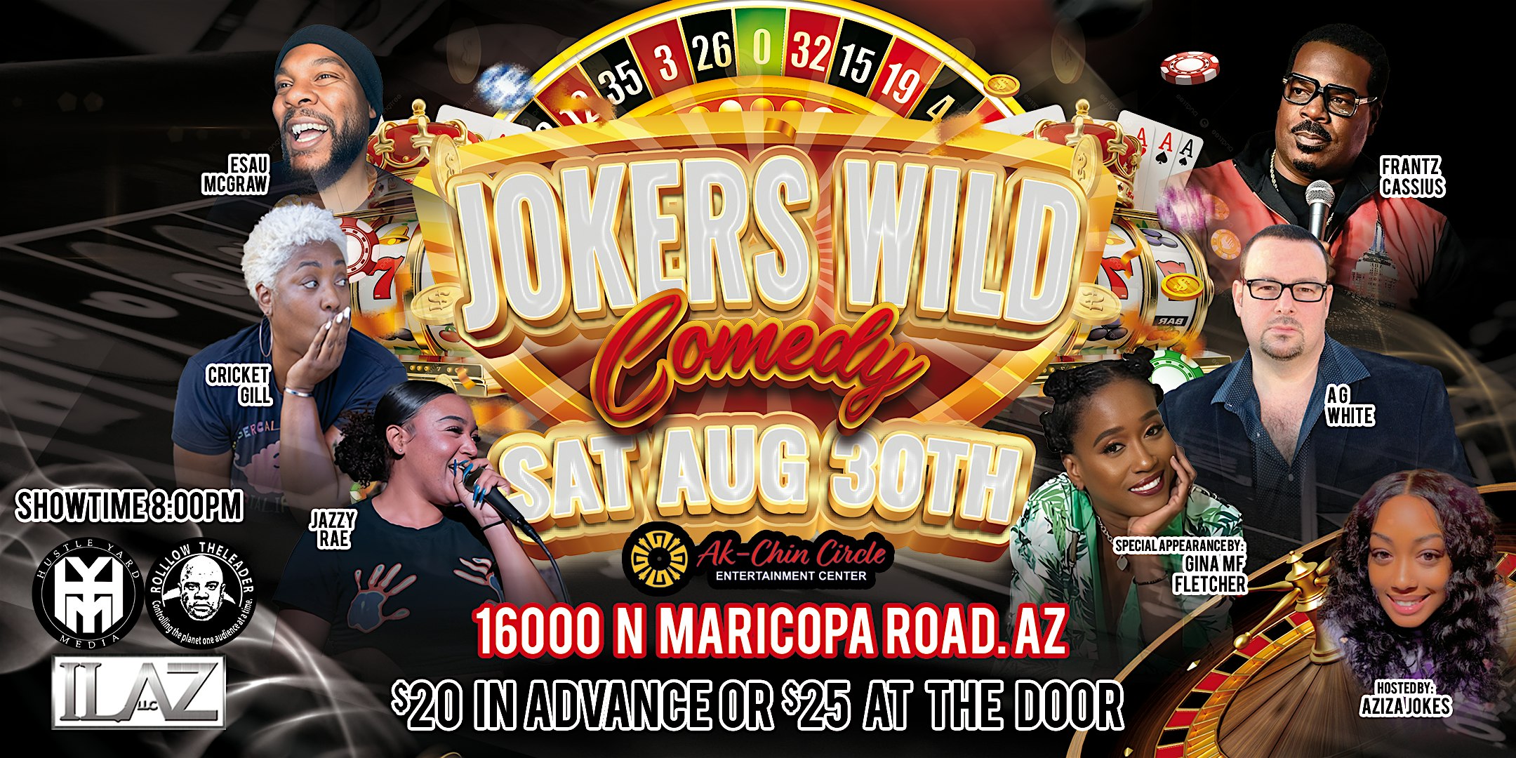 Jokers Wild Comedy at AK-Chin Circle Entertainment center – Maricopa, AZ