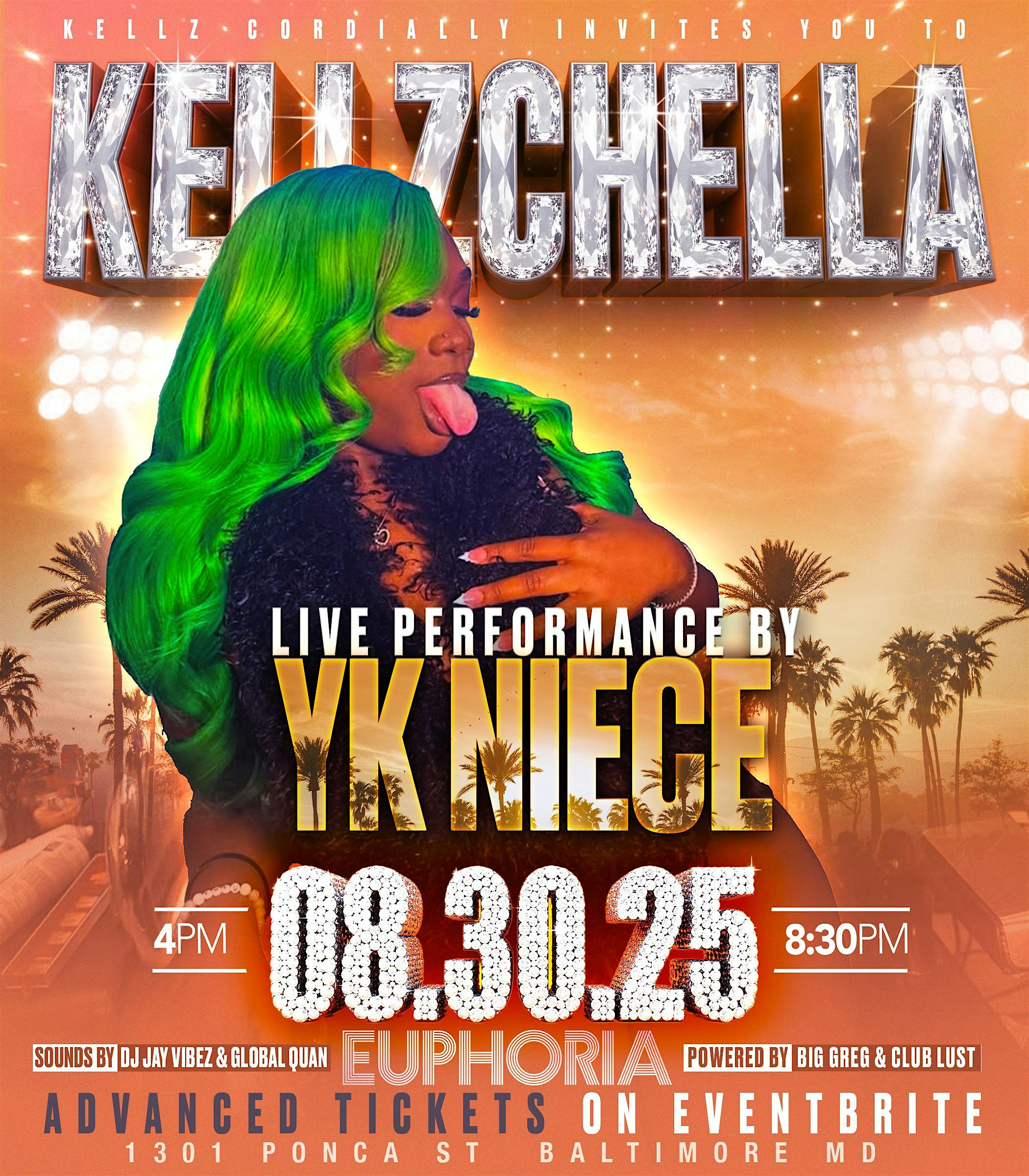 Kellz Chella at Euphoria Night Club – Baltimore, MD