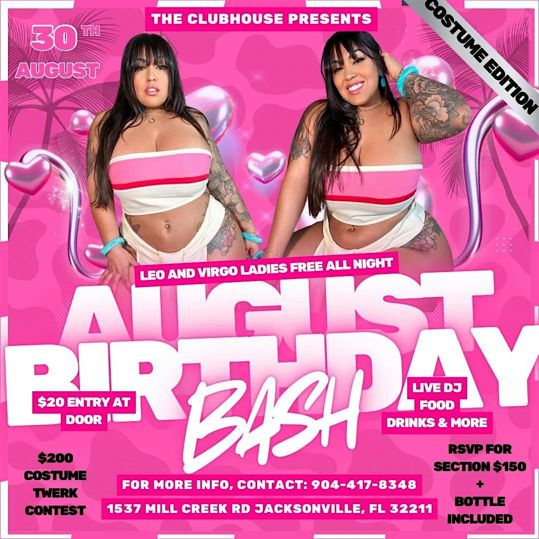 August Birthday Bash – Costume Edition at 1537 Mill Creek Rd – Jacksonville, FL