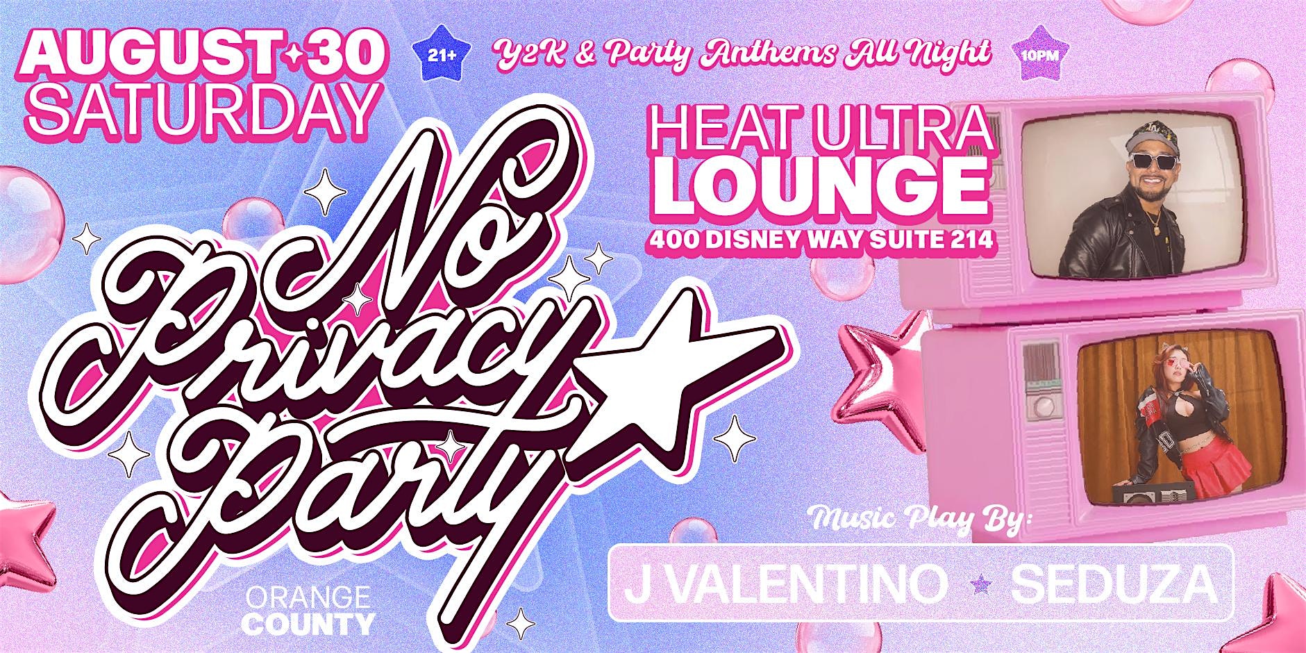 Y2K & Party Anthems @ Heat Ultra Lounge OC! at HEAT Ultra Lounge – Anaheim, CA
