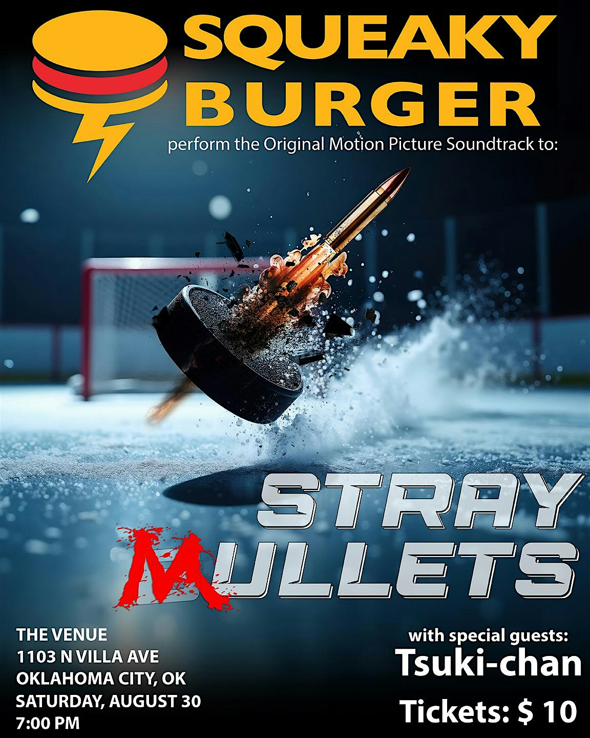 squeaky burger presents {STRAY MULLETS} at 1103 N Villa Ave – Oklahoma City, OK