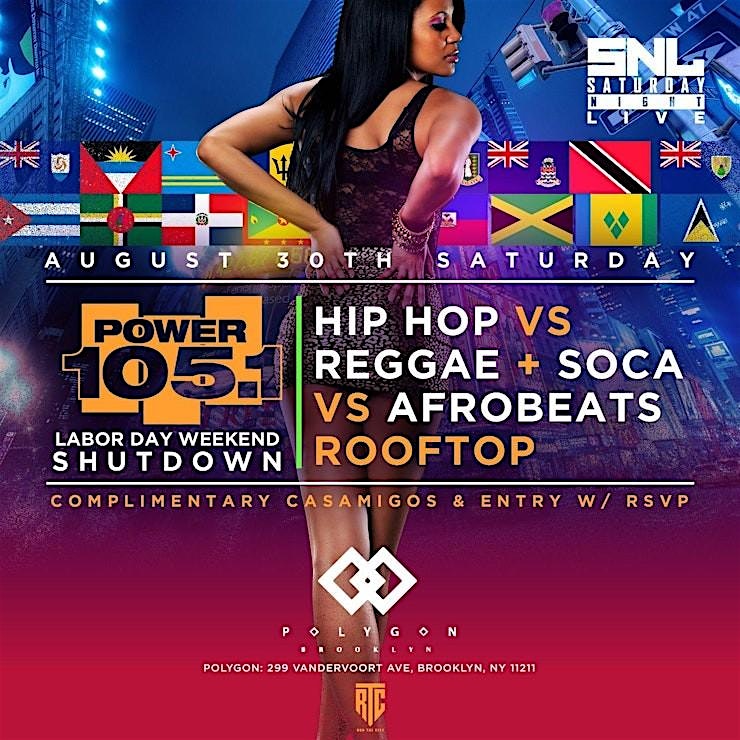 Hip Hop vs Caribbean Labor Day Weekend Shutdown at Polygon – Brooklyn, NY