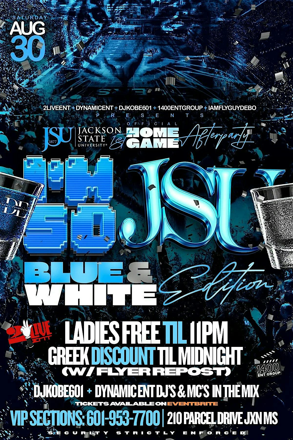 IM SO JSU Official 1st Home Game Afterparty at 210 Parcel Dr – Jackson, MS