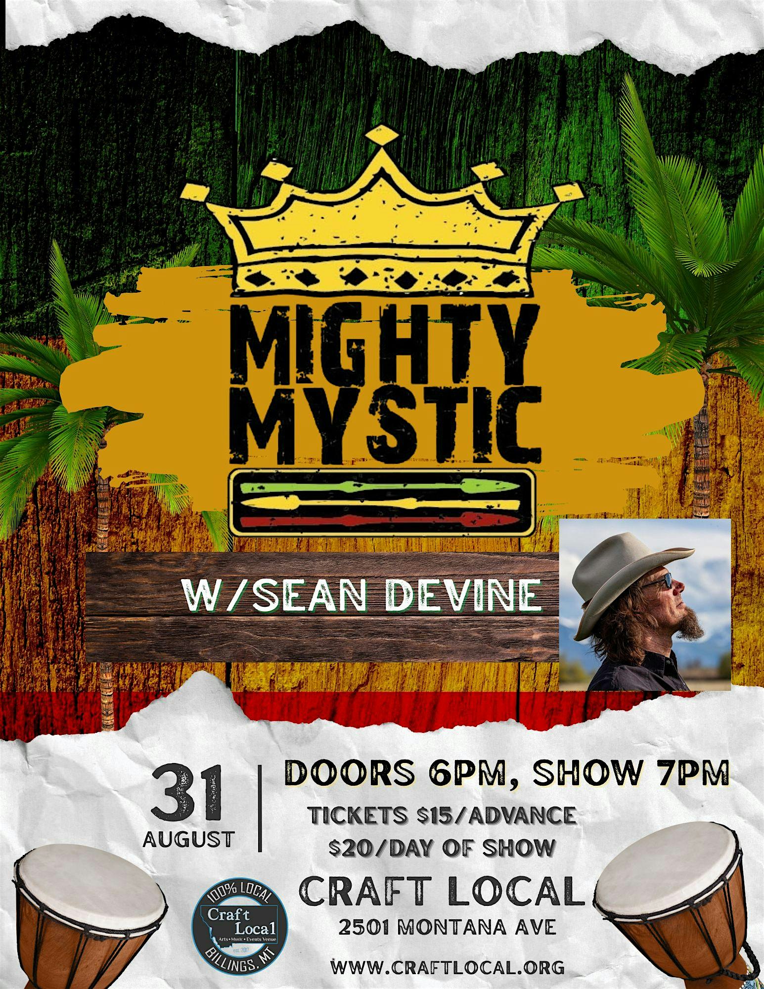 Mighty Mystic w/Sean Devine at 2501 Montana Ave – Billings, MT