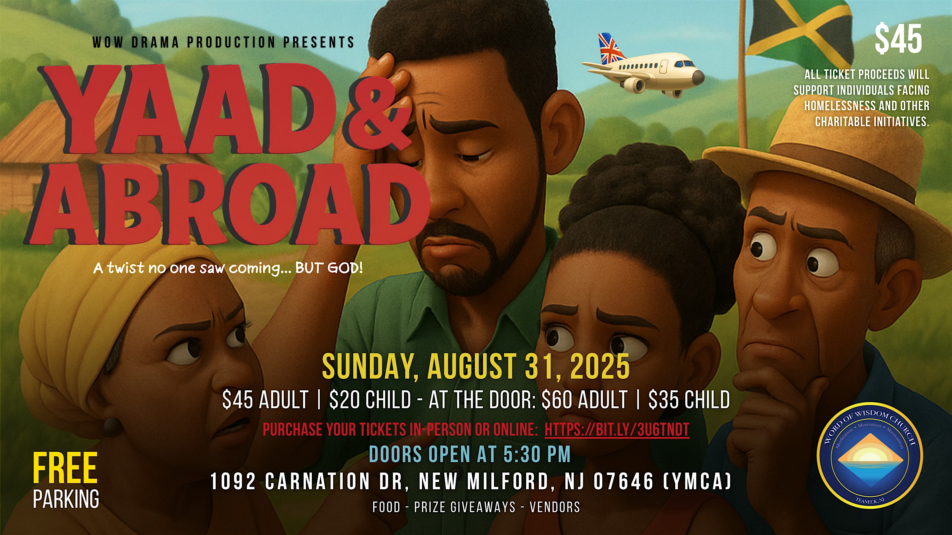 YAAD & ABROAD – Live Production! at YMCA of Greater Bergen County New Milford Center – New Milford, NJ