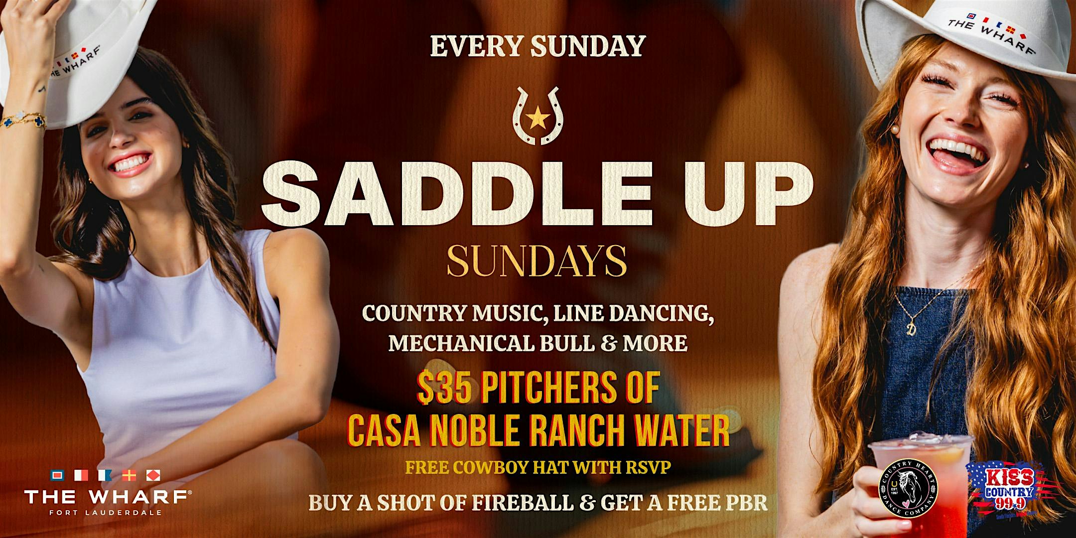 Saddle Up Sundays at The Wharf FTL at The Wharf Fort Lauderdale – Fort Lauderdale, FL