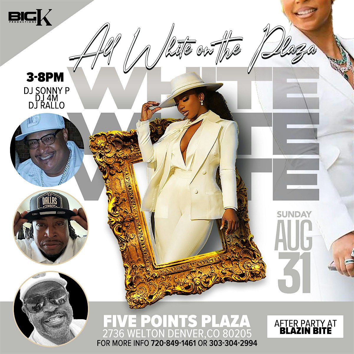 All White On The Plaza at Five Points Plaza – Denver, CO