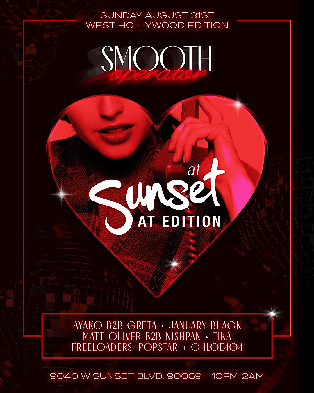 SMOOTH OPERATOR @ THE SUNSET EDITION at The West Hollywood EDITION – West Hollywood, CA