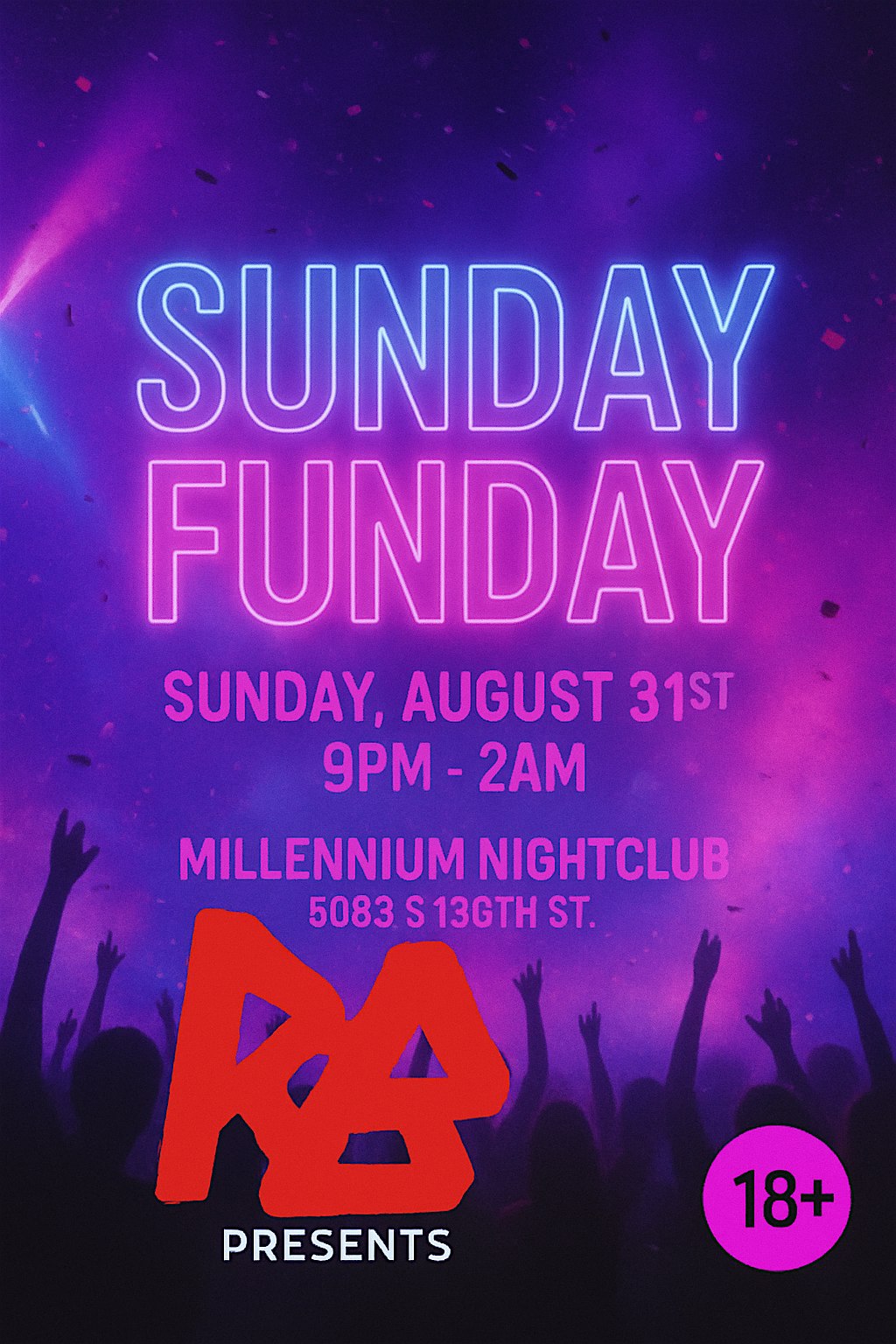 RB Sunday Funday at 5083 S 136th St – Omaha, NE