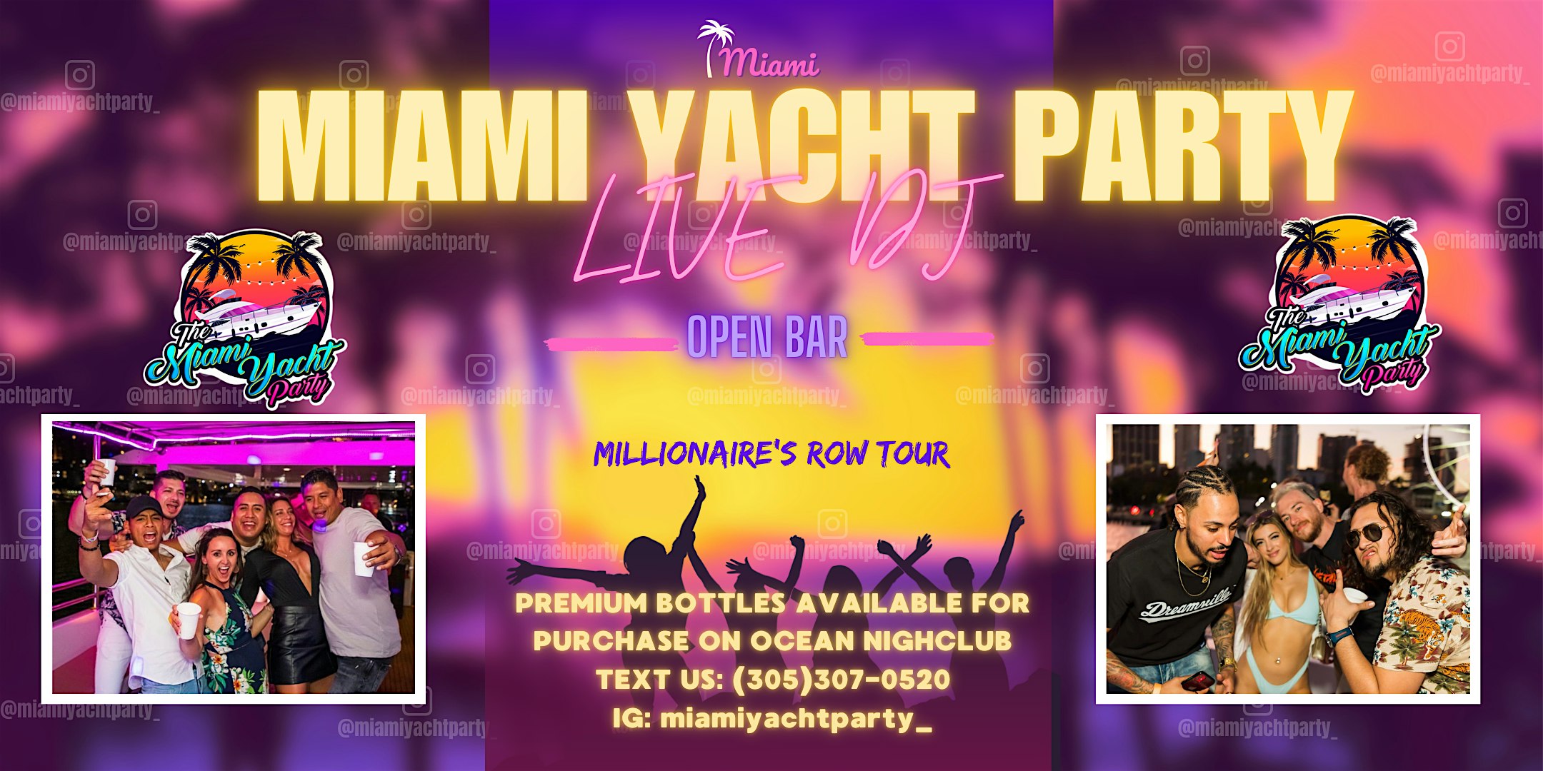 Best Miami Party Boat Package at 401 Biscayne Blvd – Miami, FL