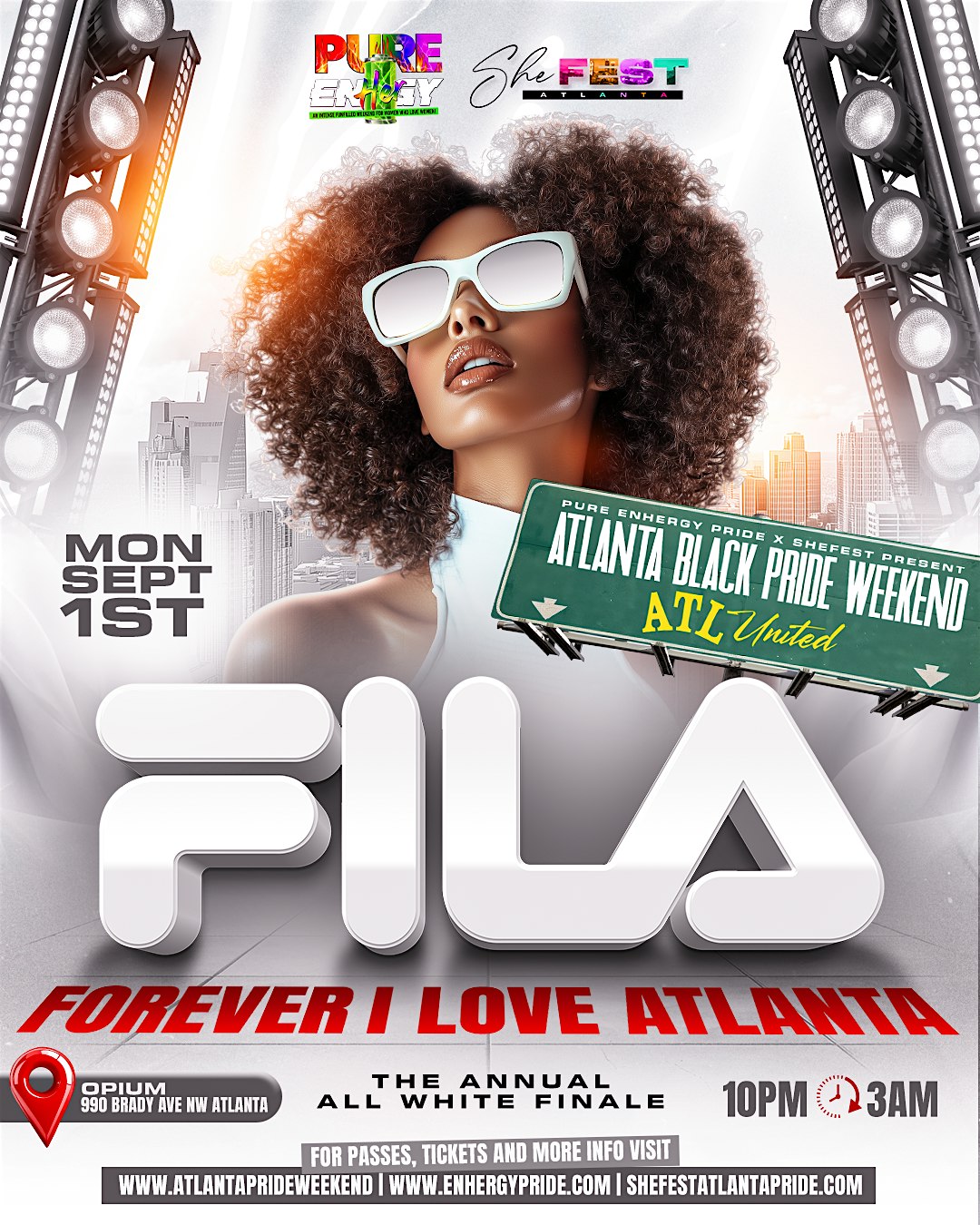 Monday Night- Forever I Love Atlanta: The Annual All White Finale at Opium – Atlanta, GA