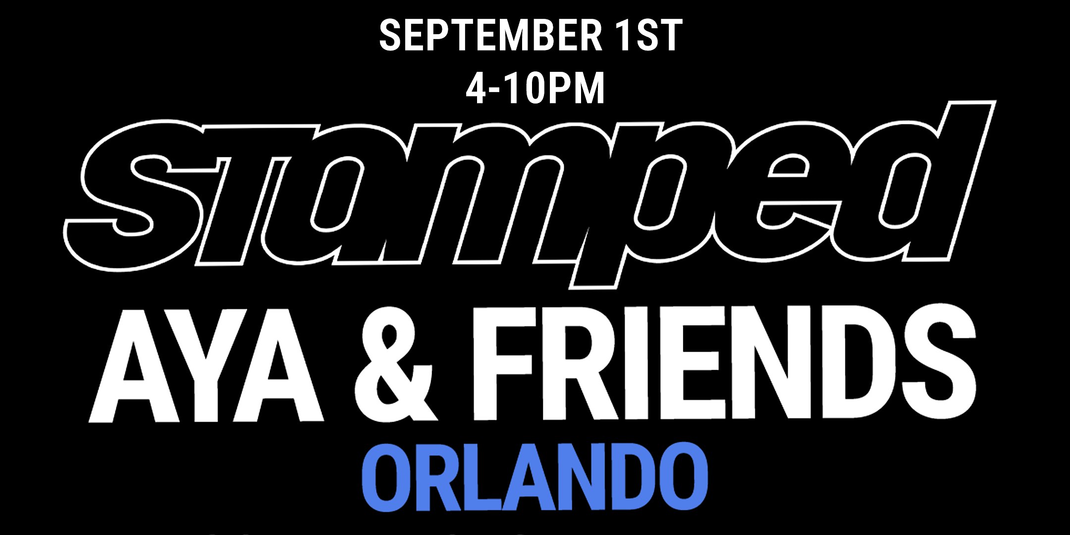 STAMPED: AYA x Friends – ORLANDO – Amapiano, Afrobeats & more. at Elixir Kitchen and Bar – Orlando, FL